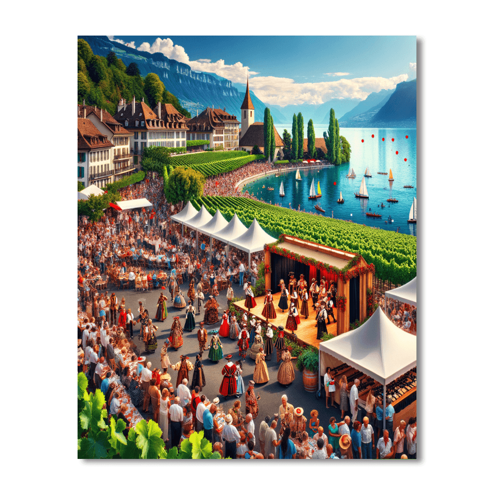 Fête Des Vignerons - Switzerland Paint By Number