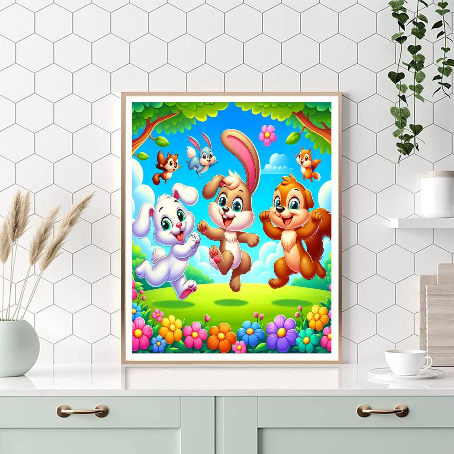 Cute Critters In The Park Paint By Color