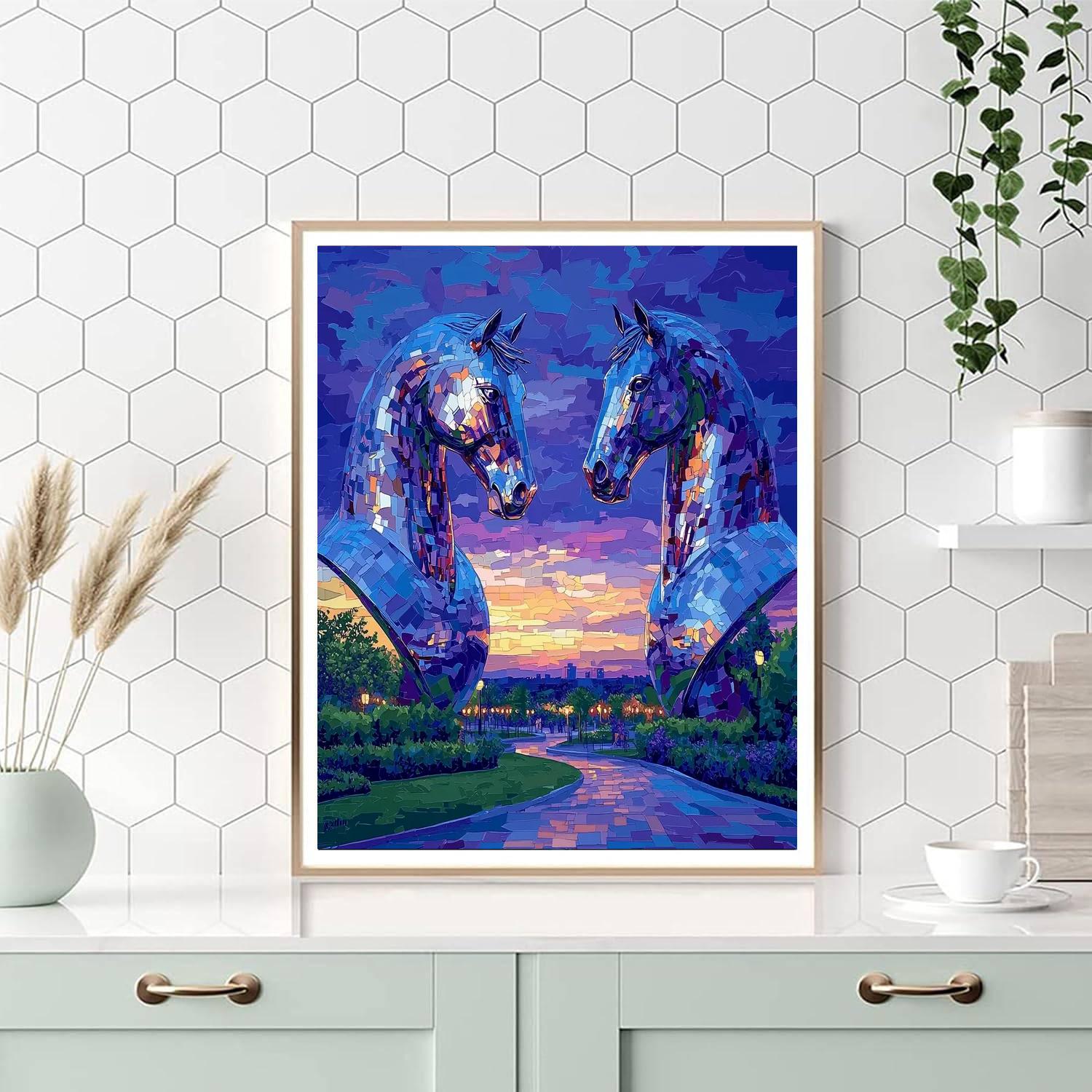 The Kelpies - Falkirk Numbered Painting Kits