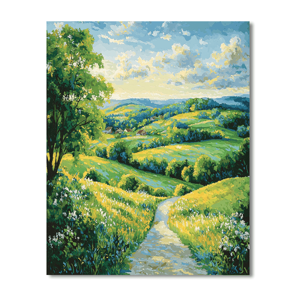 Constable Inspired Pastoral Countryside Retreat - DIY Painting By Numbers Kit
