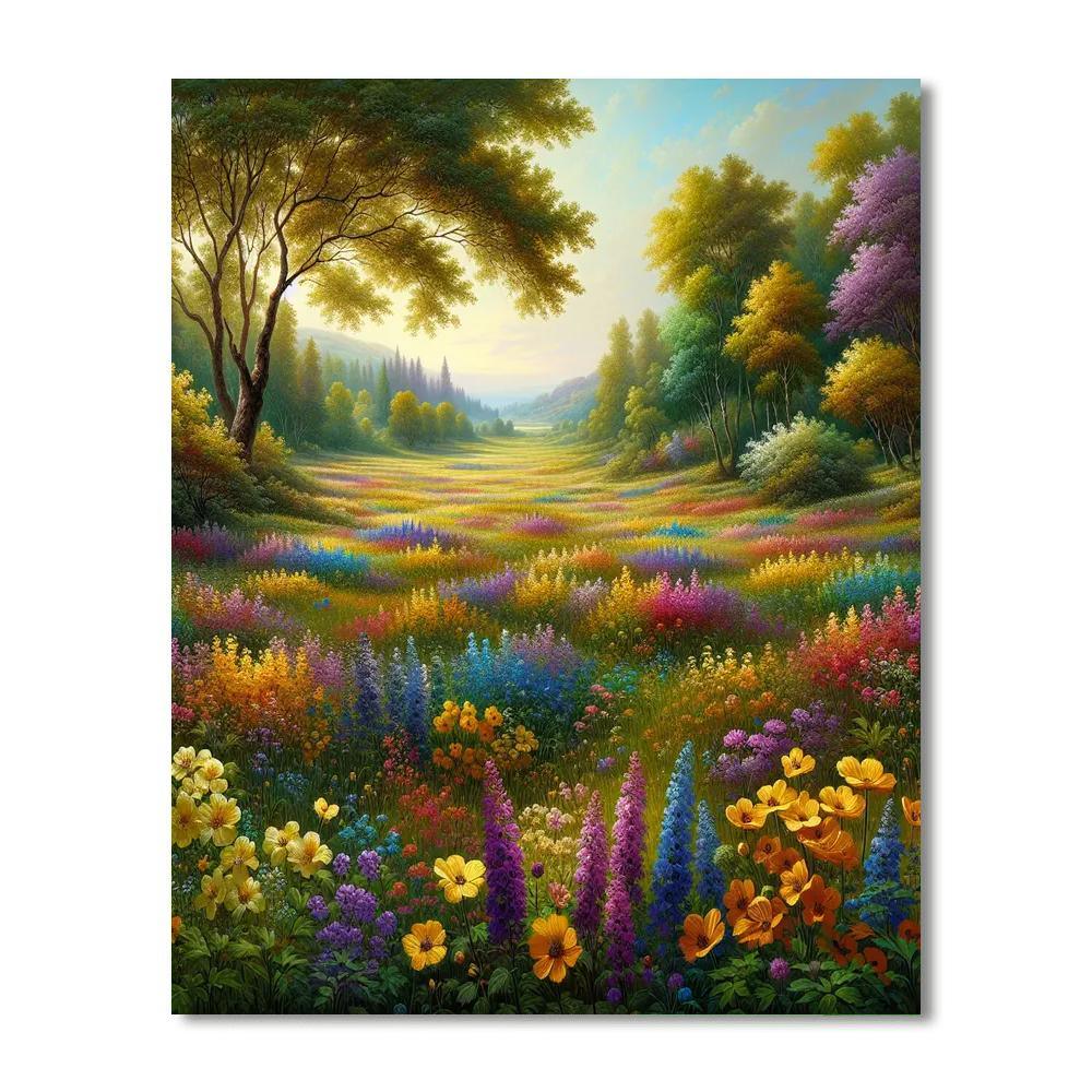 Regal Meadow Splendor Paint By Number