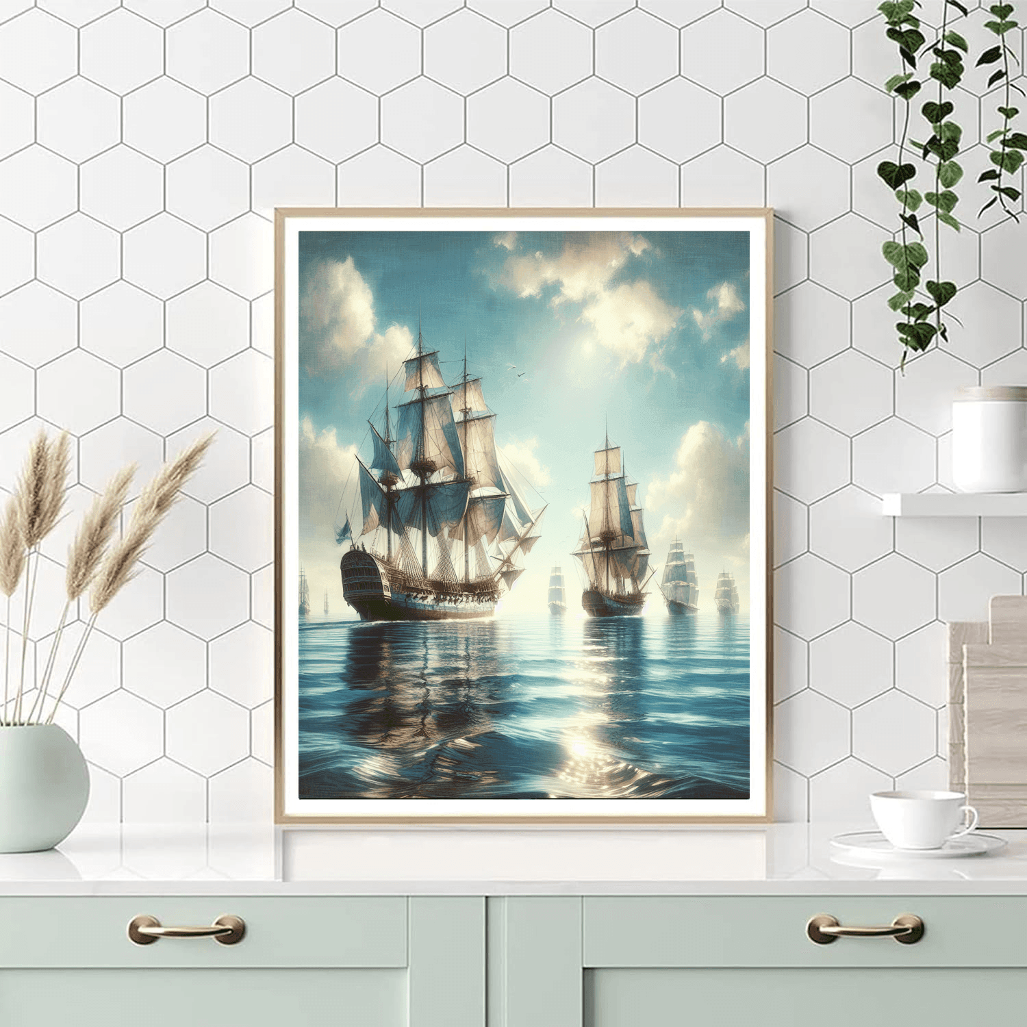 Classic Sailing Adventure DIY Paint By Numbers