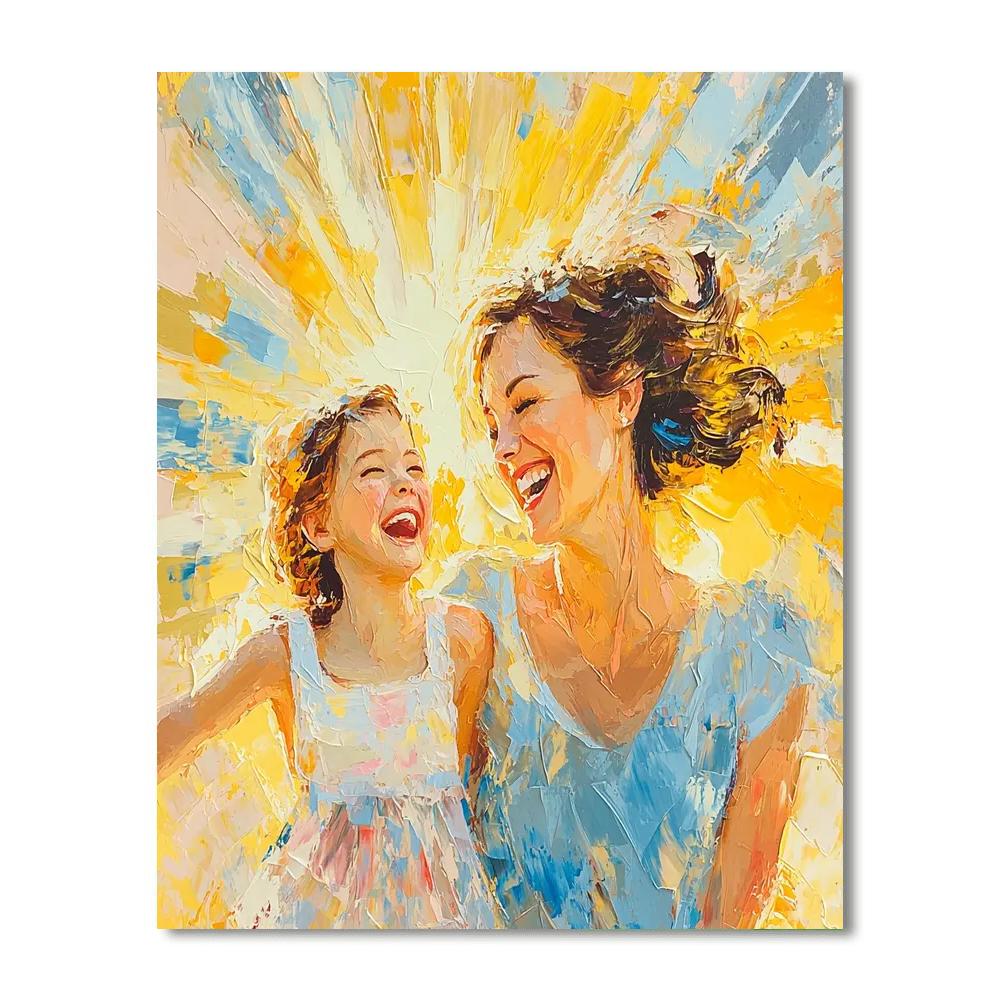 Kisses In The Sunlight Number Painting