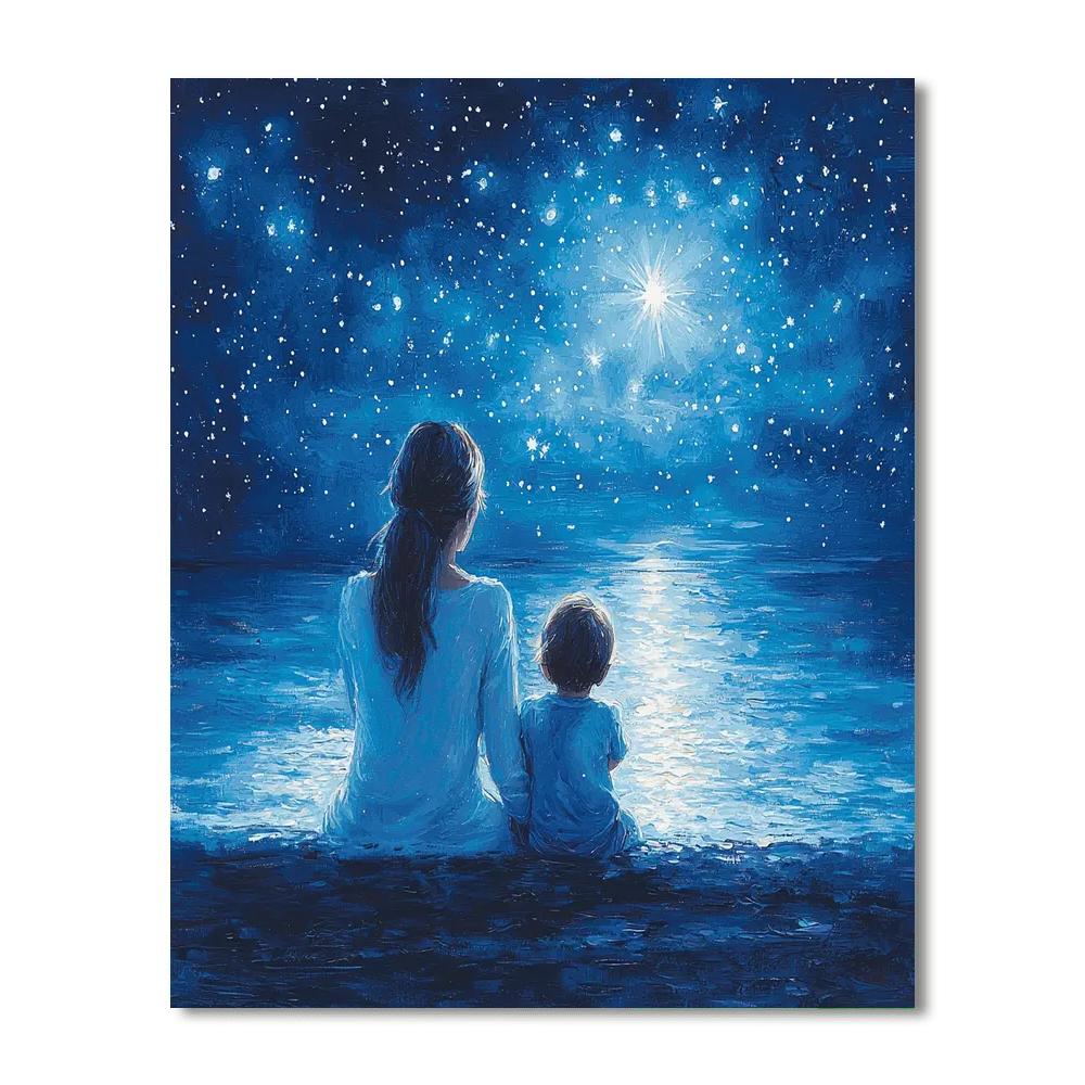 Mothers And Their Stars Painting Number Kit