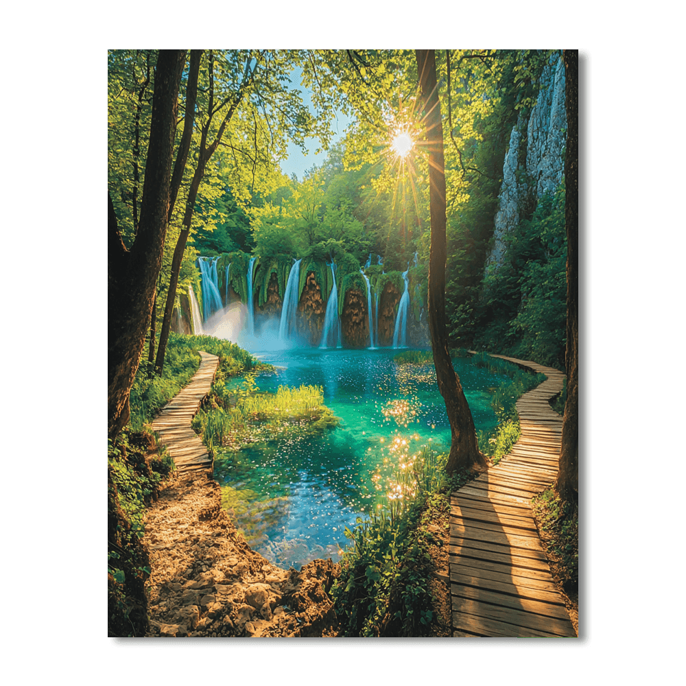 Plitvice Lakes National Park Paint By Numbers