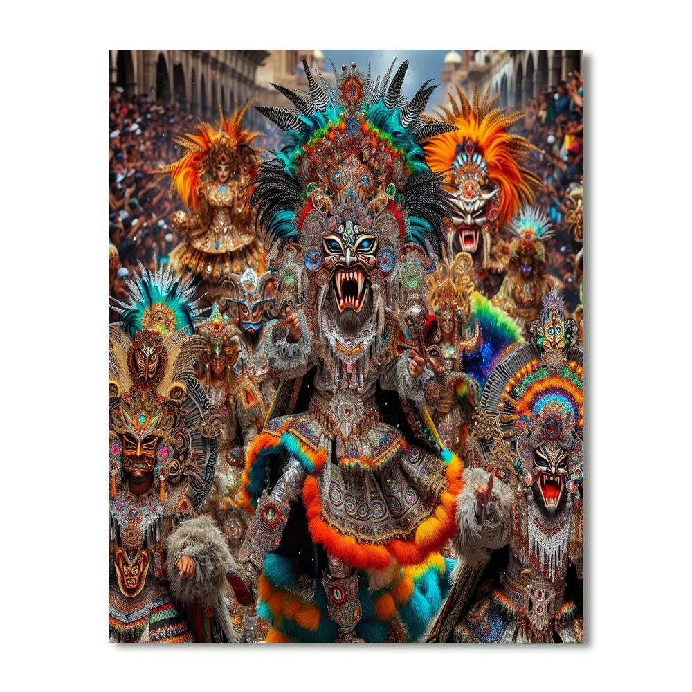 Diablada - Bolivia Paint By Numbers Kits