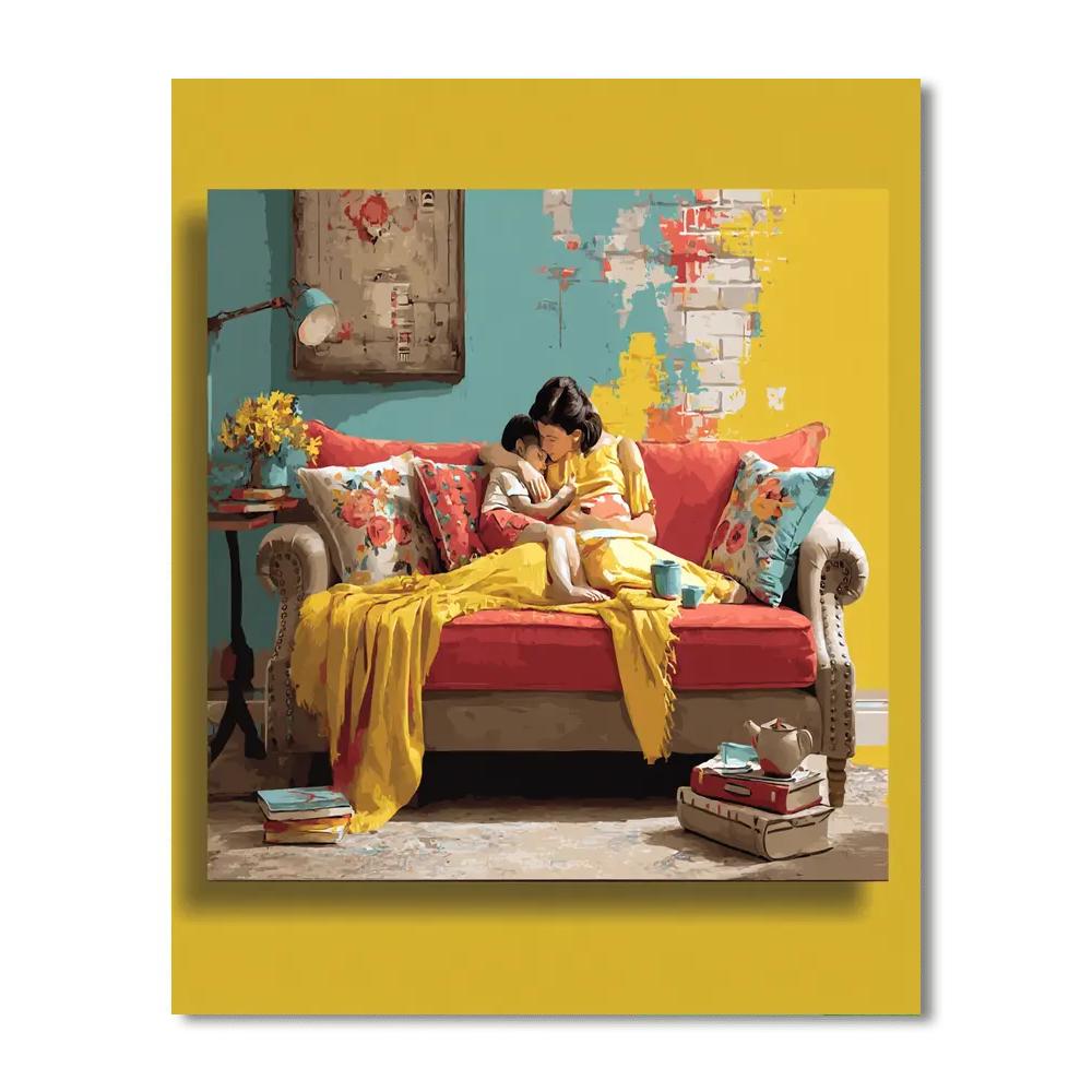 Mommy's Cuddle Time Paint By Numbers Kits