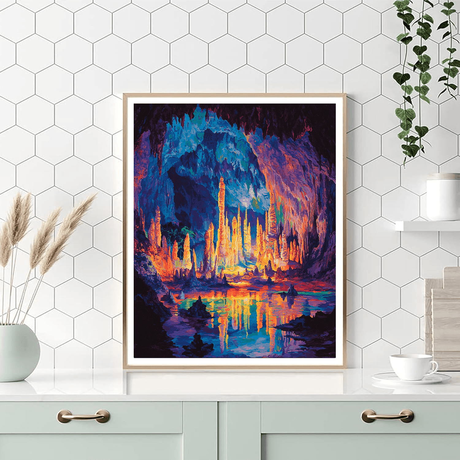 Reed Flute Cave - Guilin Numbered Painting Kits