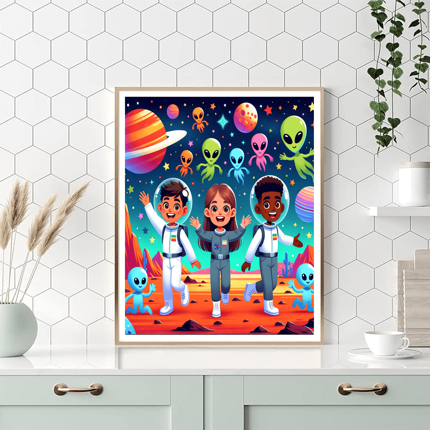 Space Cadets Mission Painting By Numbers Kit