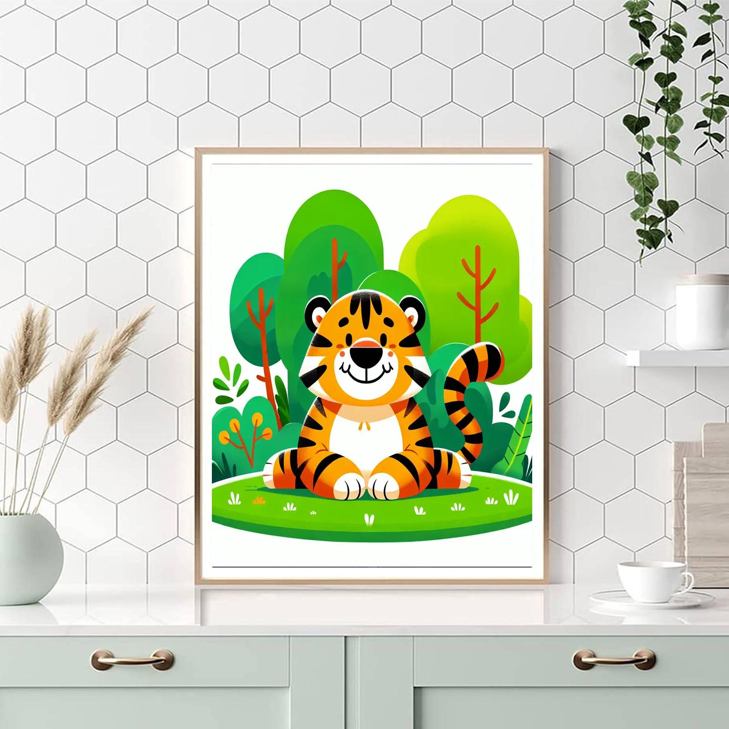 Sassy Tiger Paint By Numbers Kits