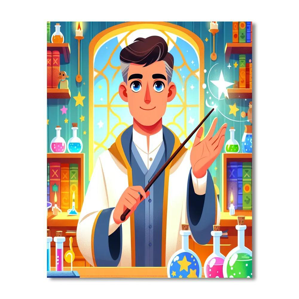 The Wonderful Wizard's World Numbered Painting Kits