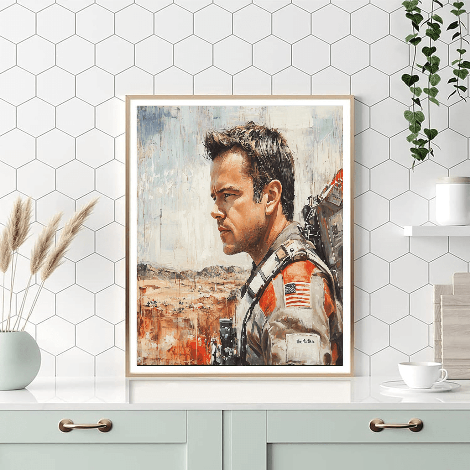 Matt Damon: A Bourne Star With Earthly Wisdom Painting Number Kit