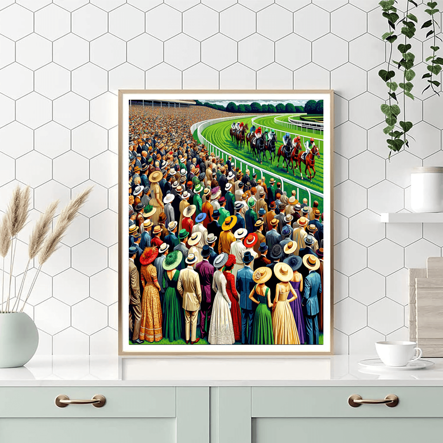 Melbourne Cup Carnival - Melbourne, Australia Number Painting