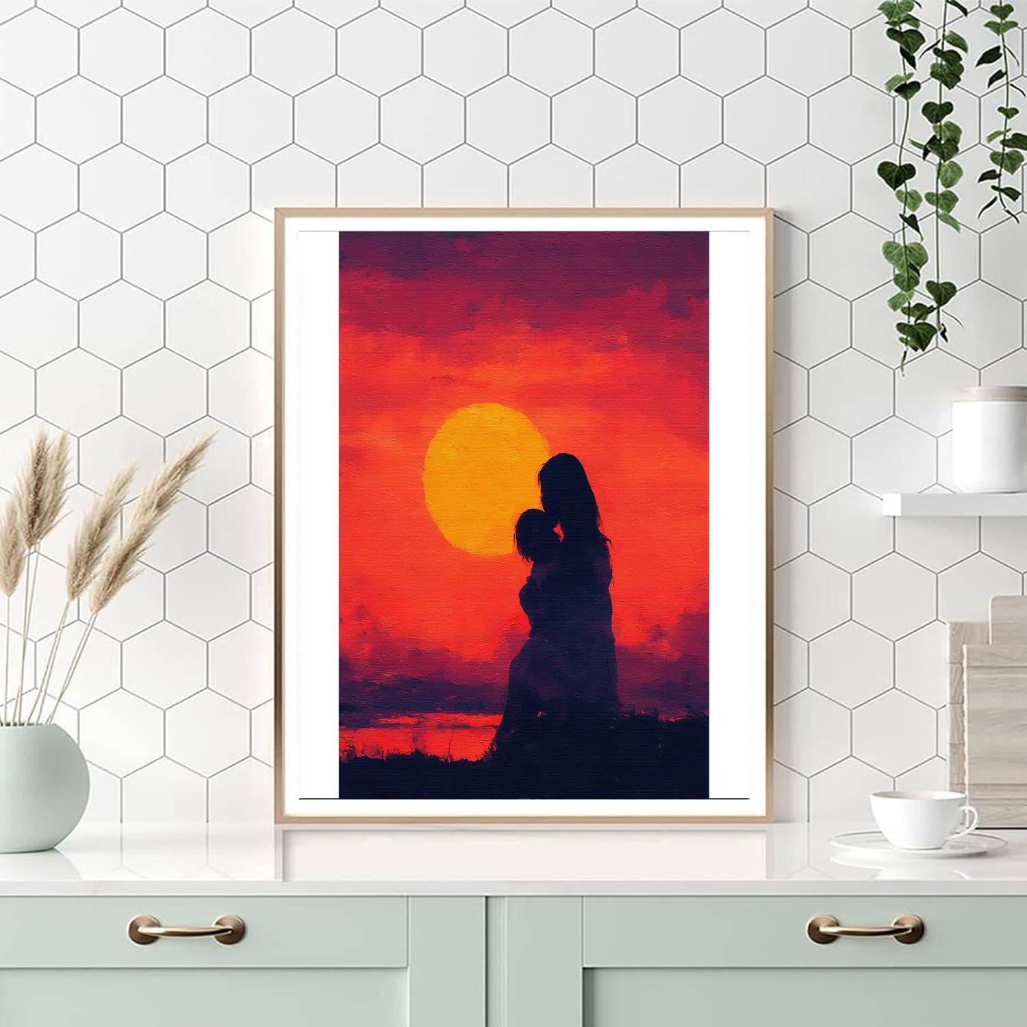 Silhouette Of Love Paint By Numbers Kits