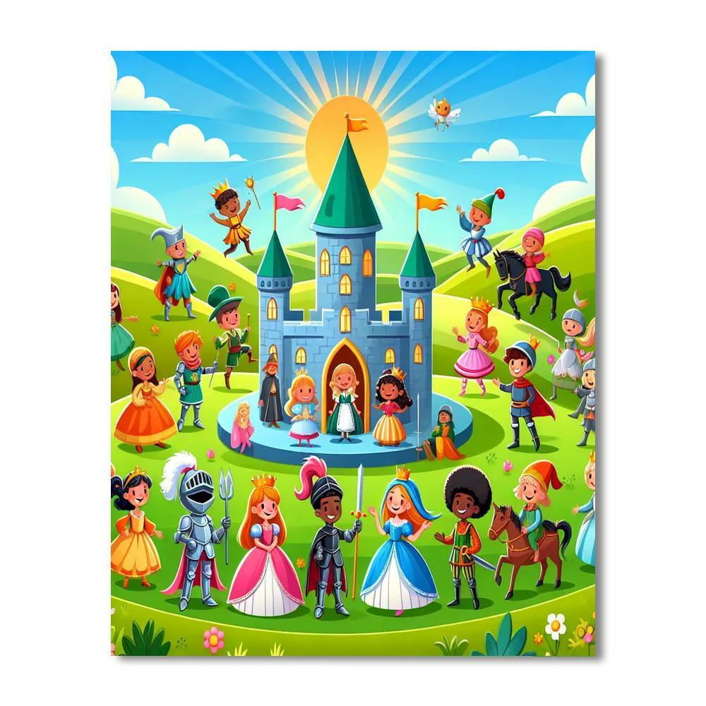 Royal Castle Adventures Painting By Numbers Kit