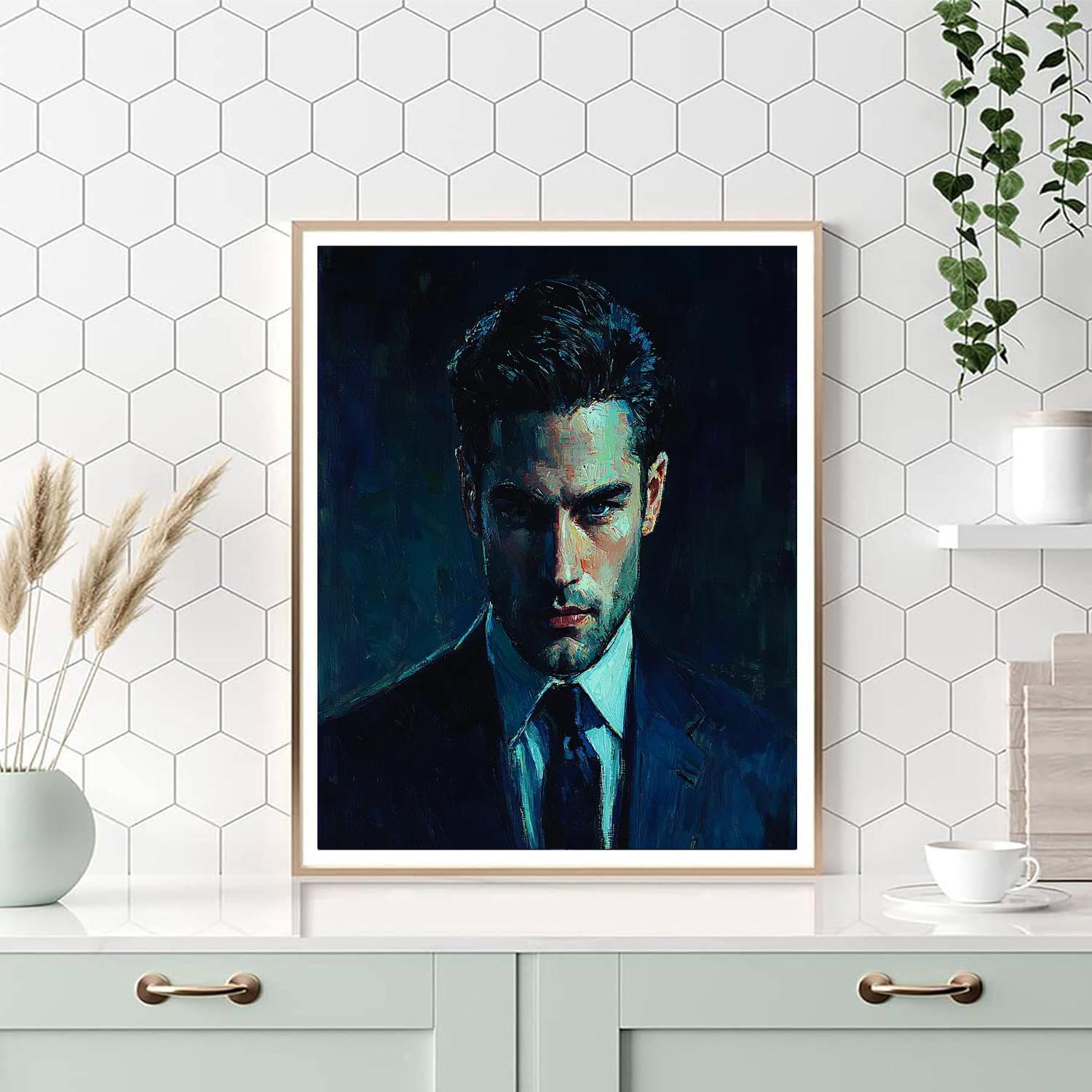 Robert Pattinson: The Twilight's Star Reawakens Numbered Painting Kits