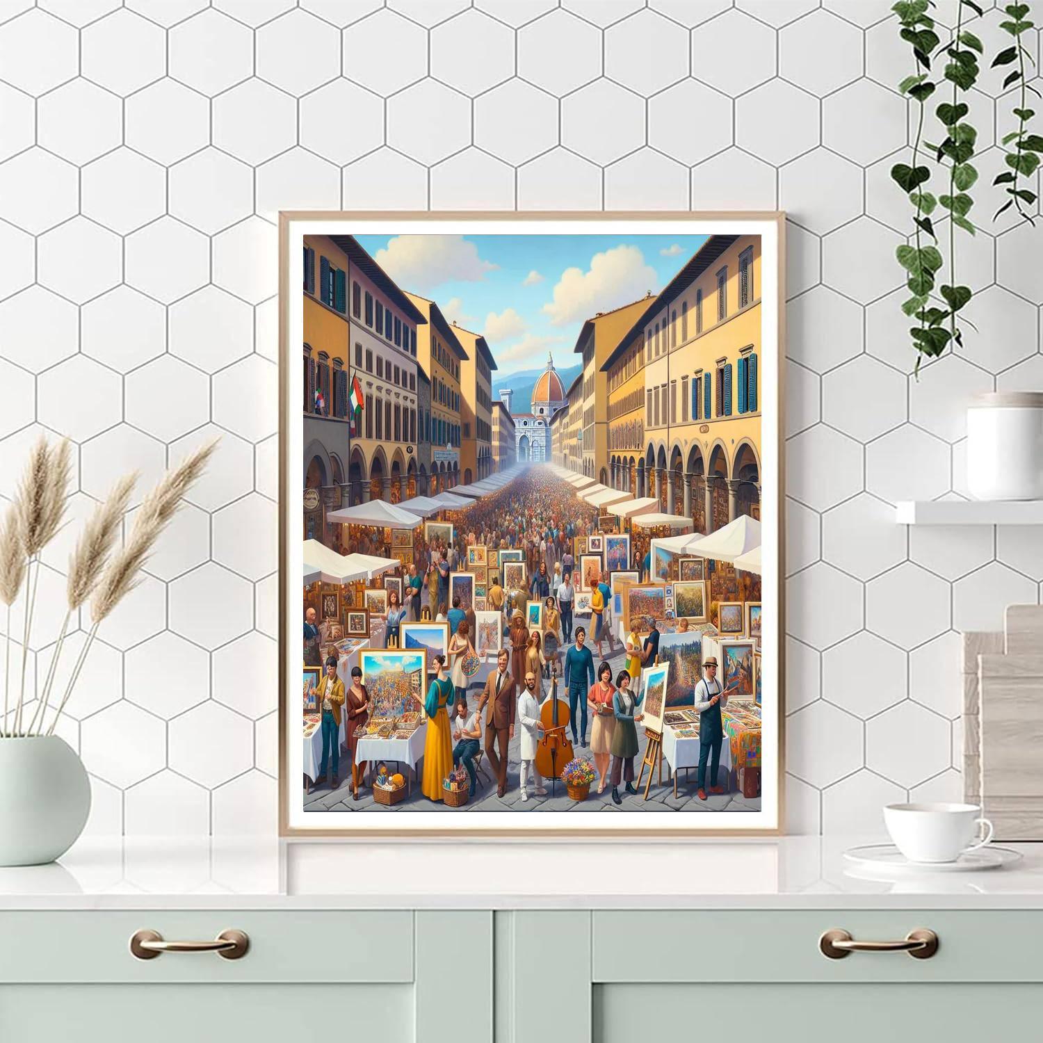 World Art Day - Florence Number Painting