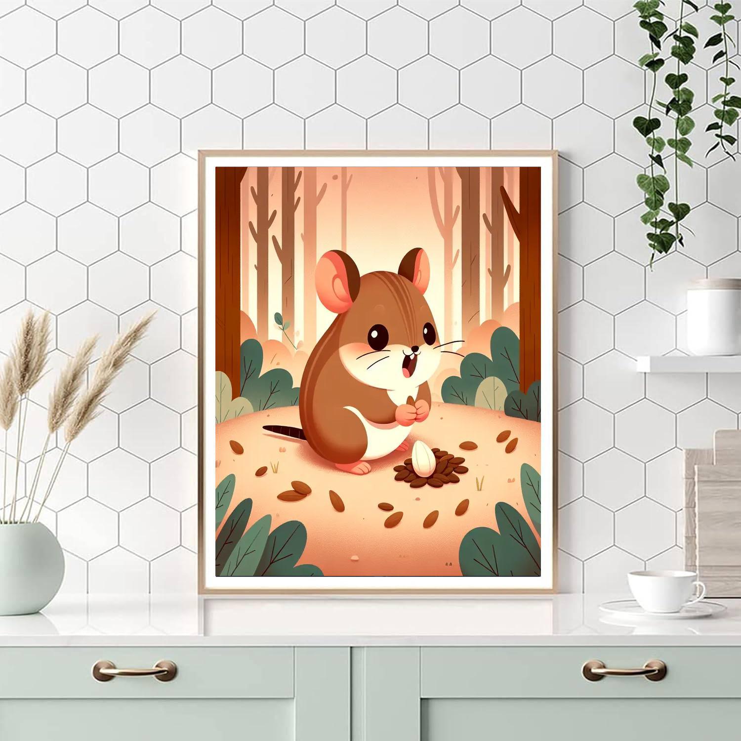 Vibrant Vole Numbered Painting Kits