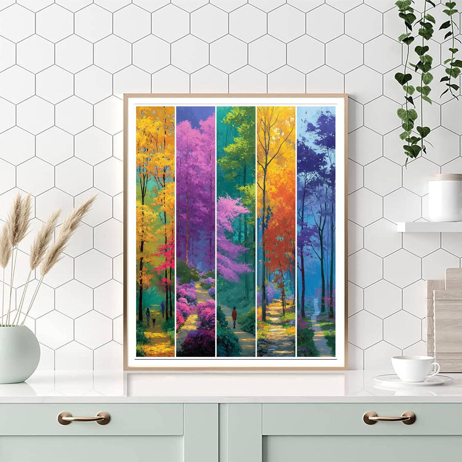 Love Across The Seasons Numbered Painting Kits