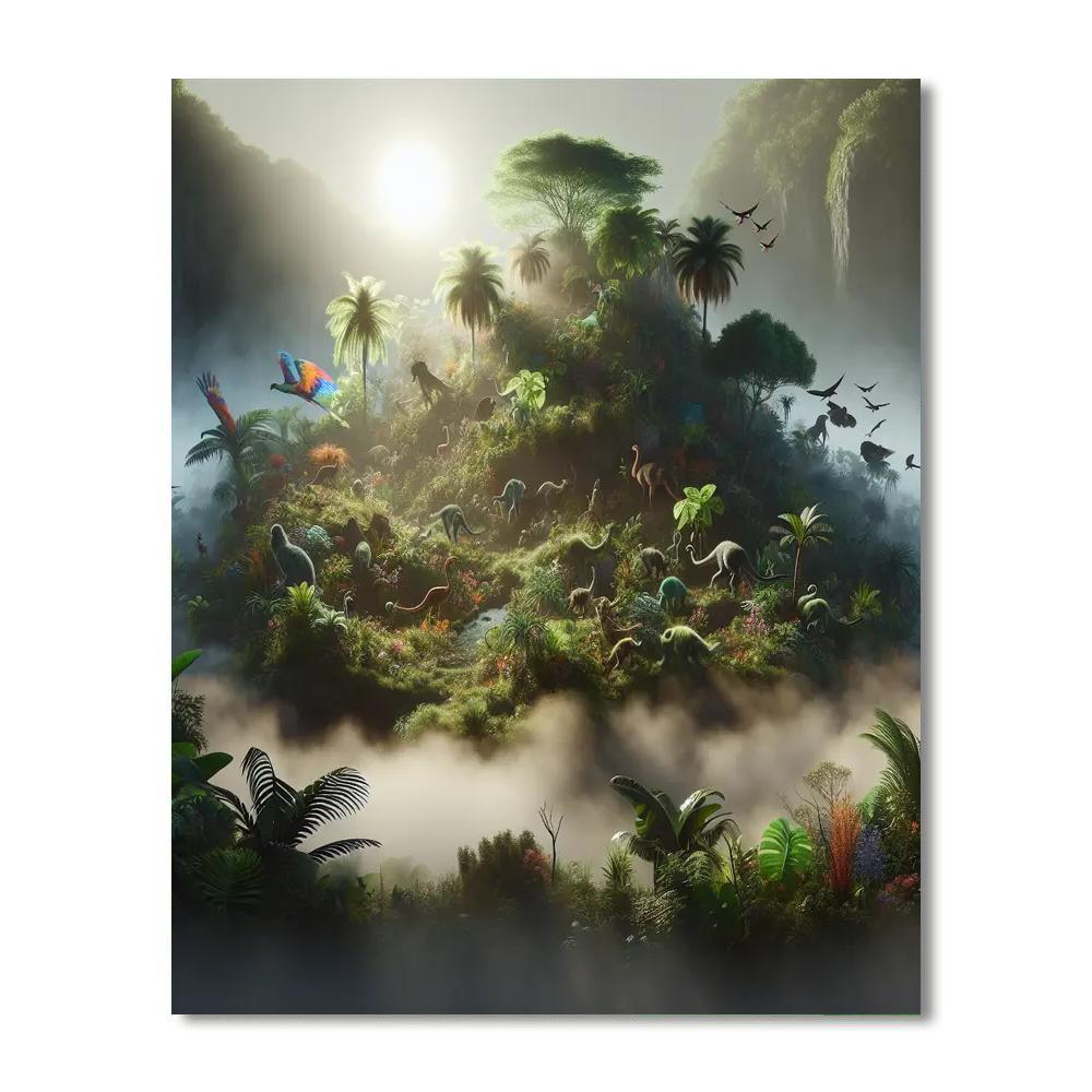 Mystical Island Paint By Numbers Kits