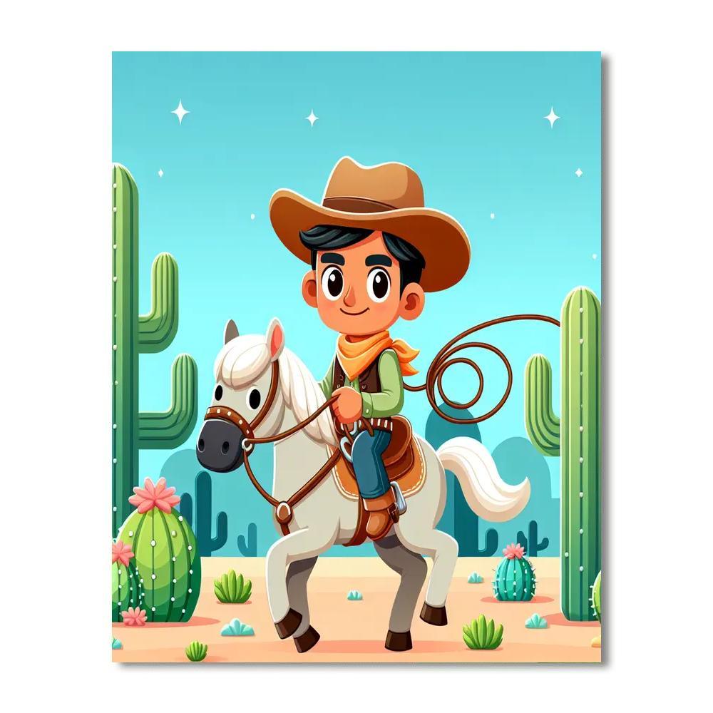 Journey To The Wild West Numbered Painting Kits