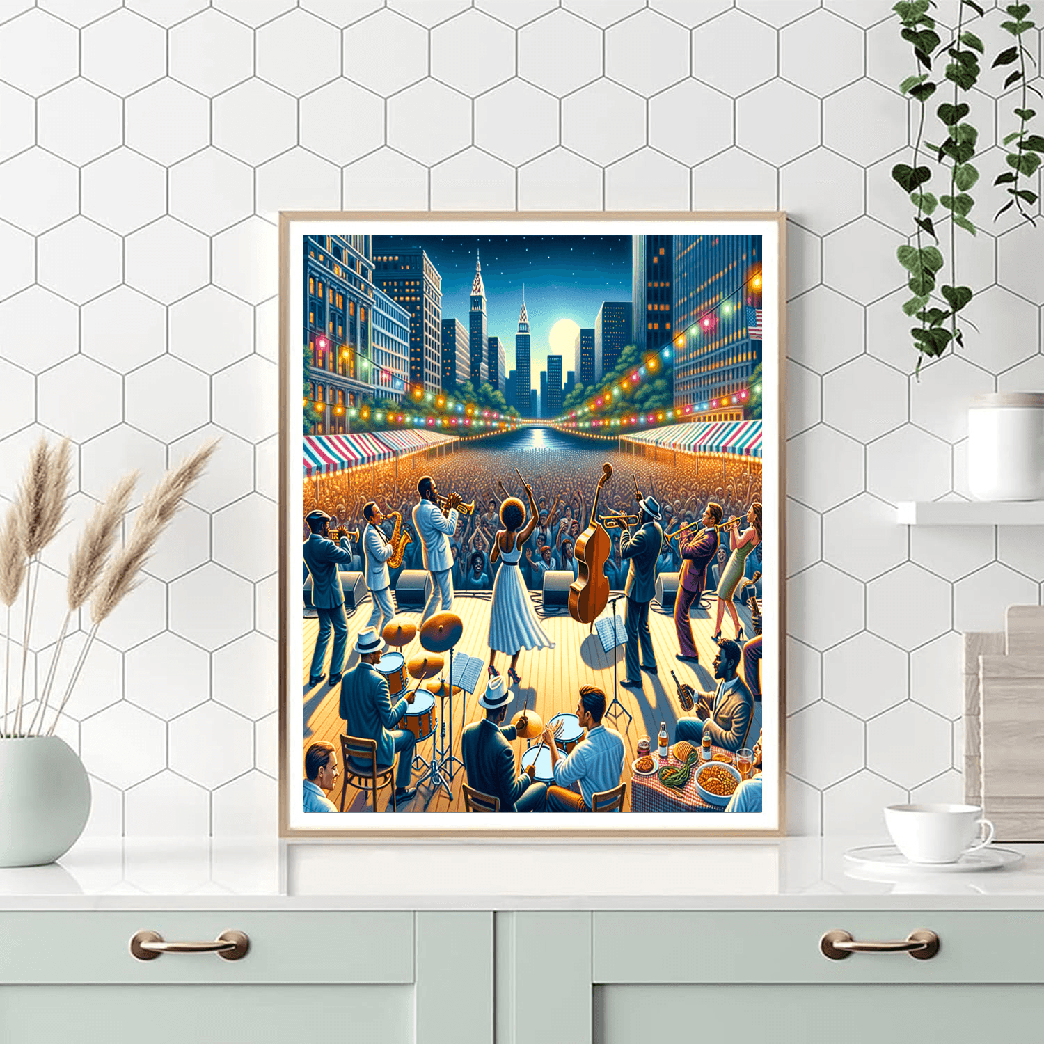 Montreal International Jazz Festival - Montreal, Canada Paint By Color