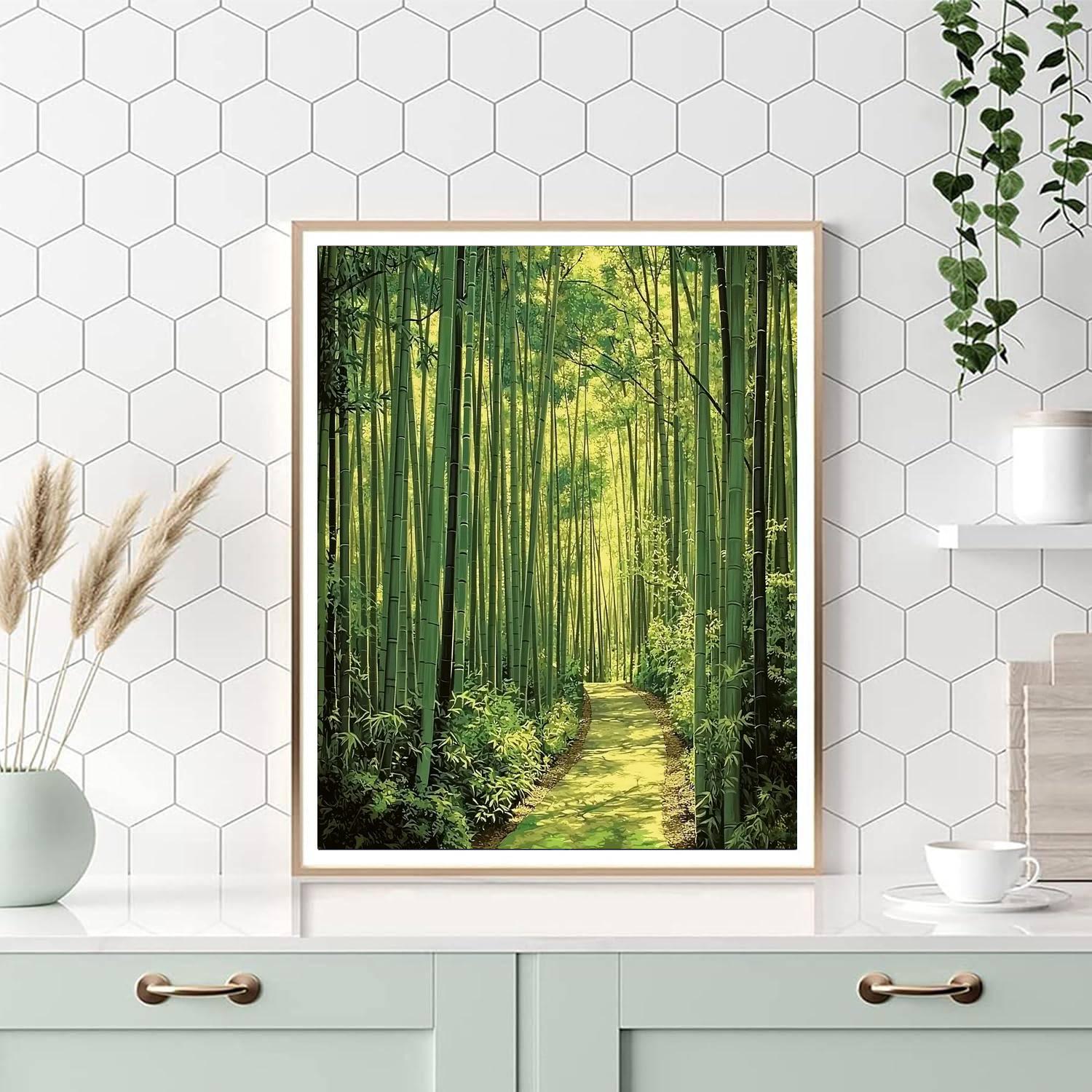 Bamboo Forest - Kyoto Number Painting