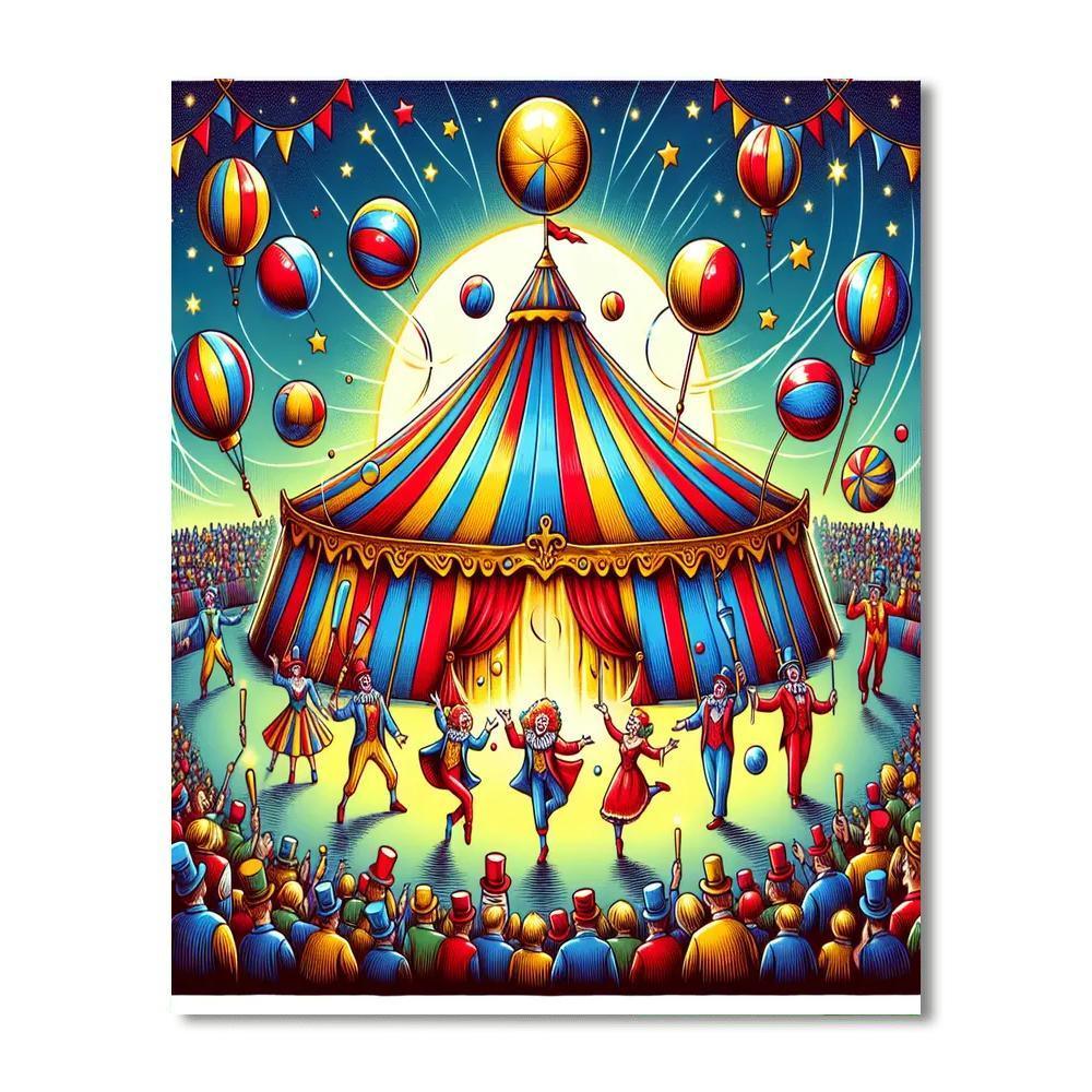 Circus Of Dreams Paint By Number