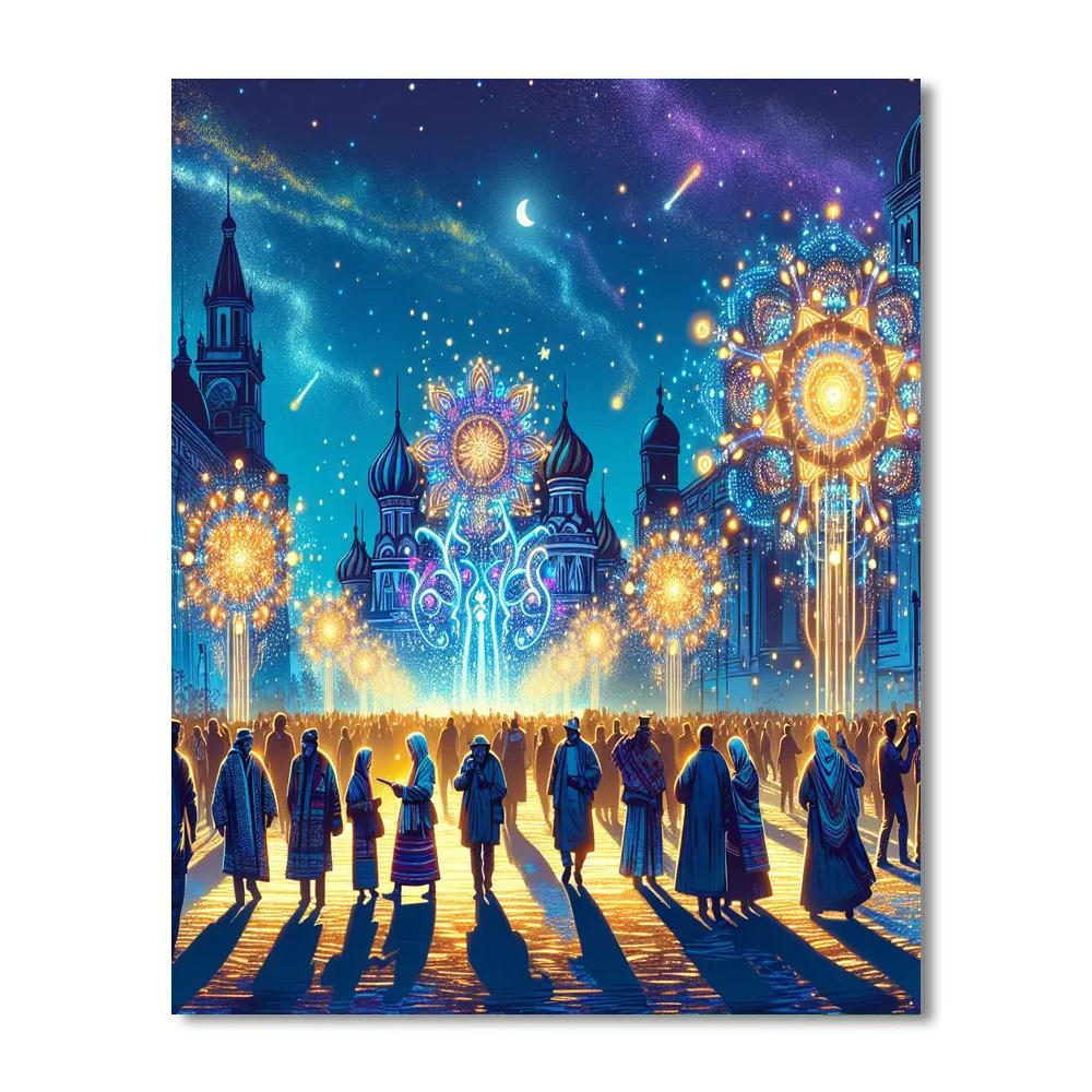 Lumiere Festival - Durham Numbered Painting Kits
