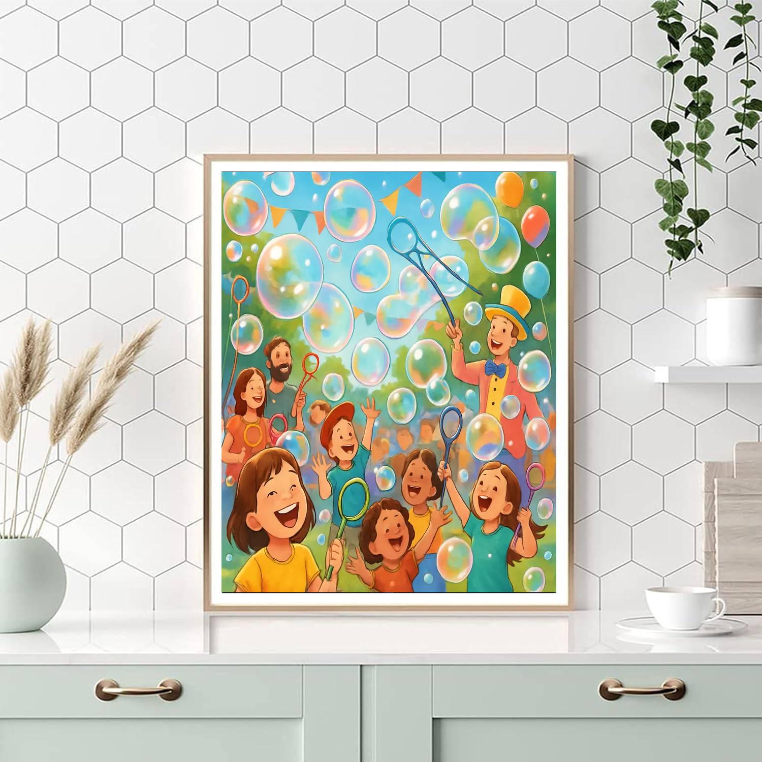 Bubblefest Paint By Numbers Art
