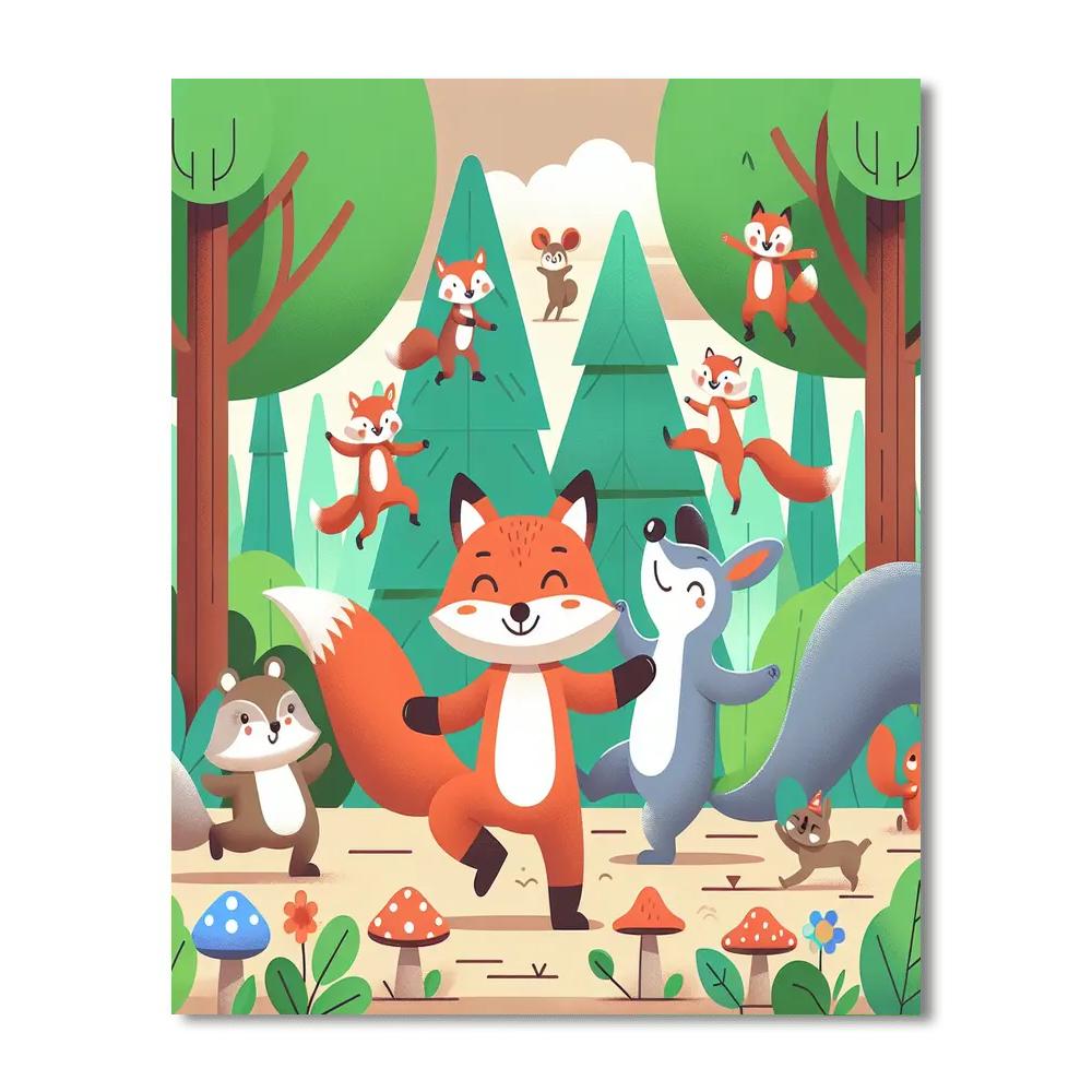 Forest Fiesta Numbered Painting Kits