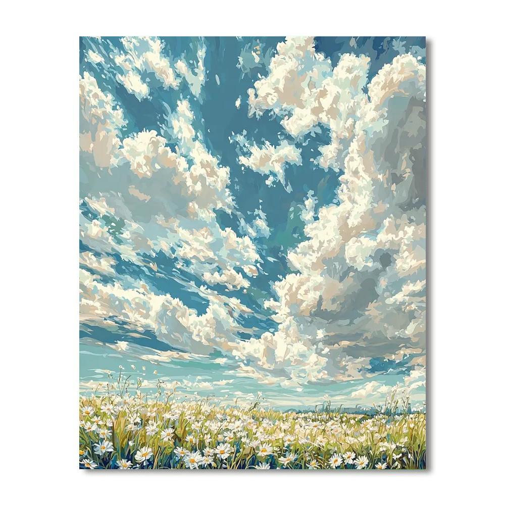 Dreams Among Clouds Number Painting