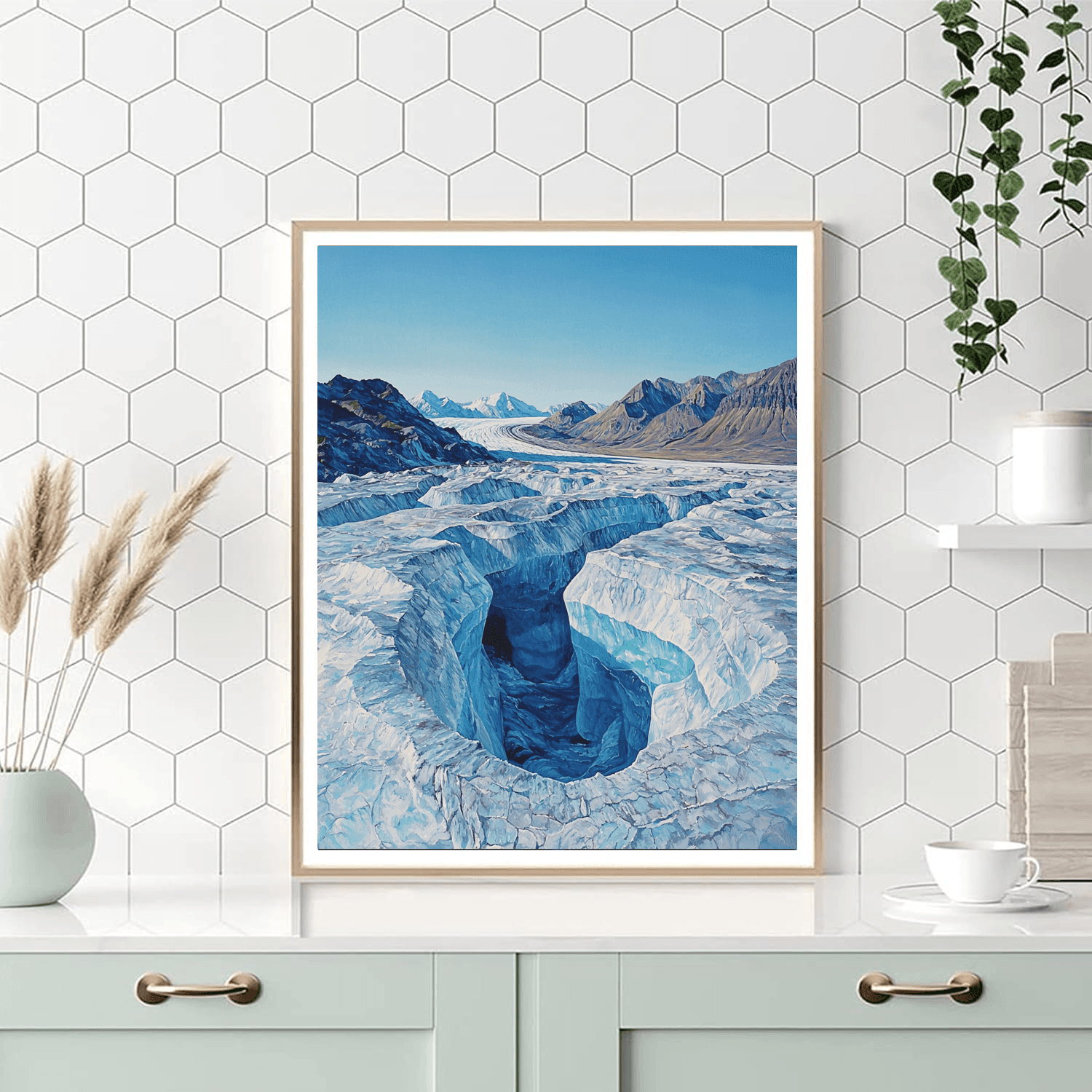 Vatnajökull Glacier DIY Paint By Numbers