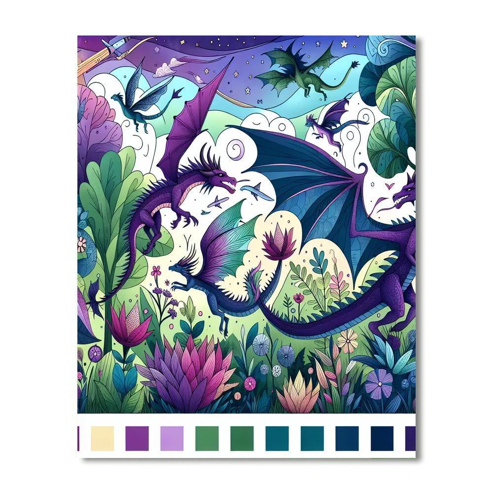 Whimsical Wonder Paint By Number