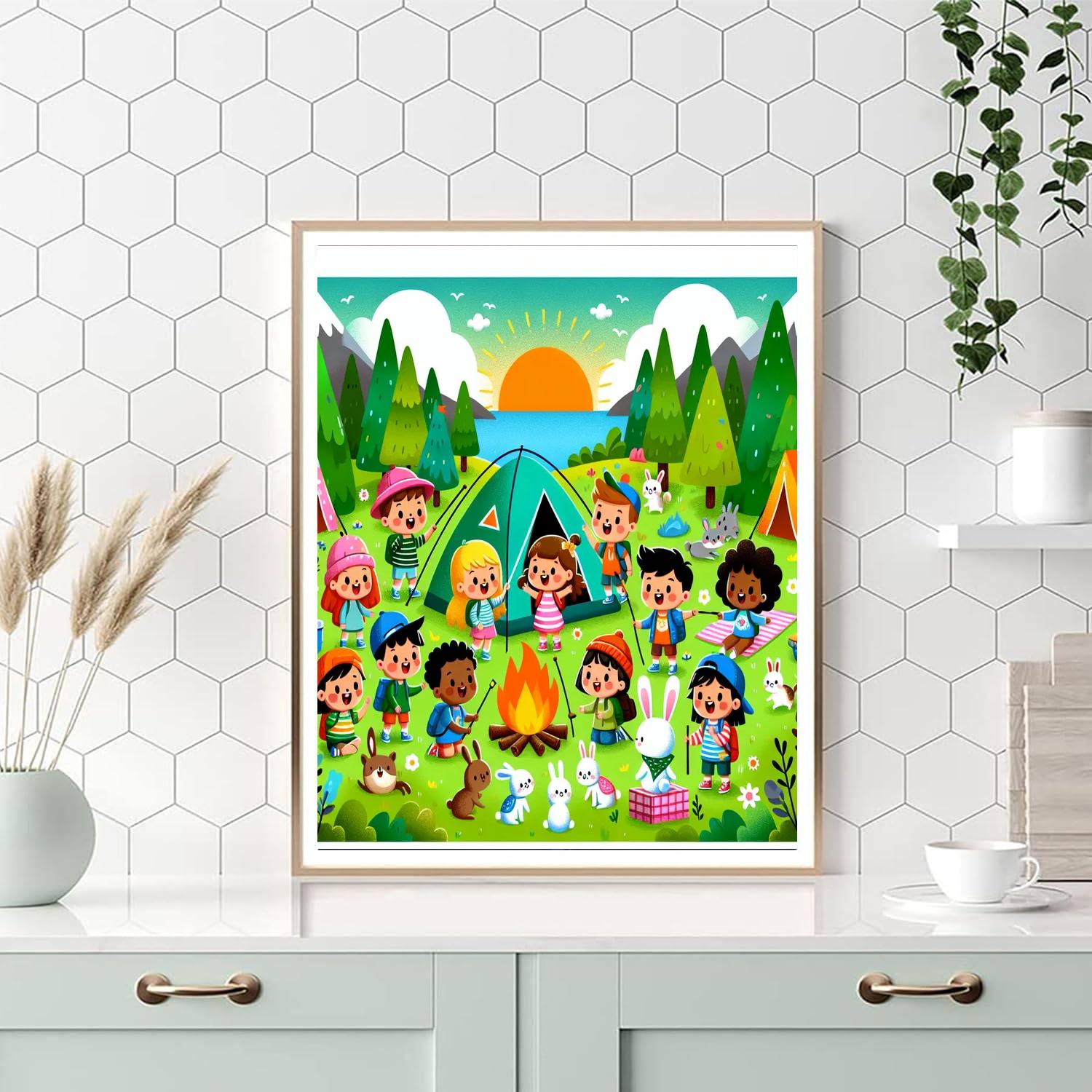 Adventure Camp Painting By Numbers Kit