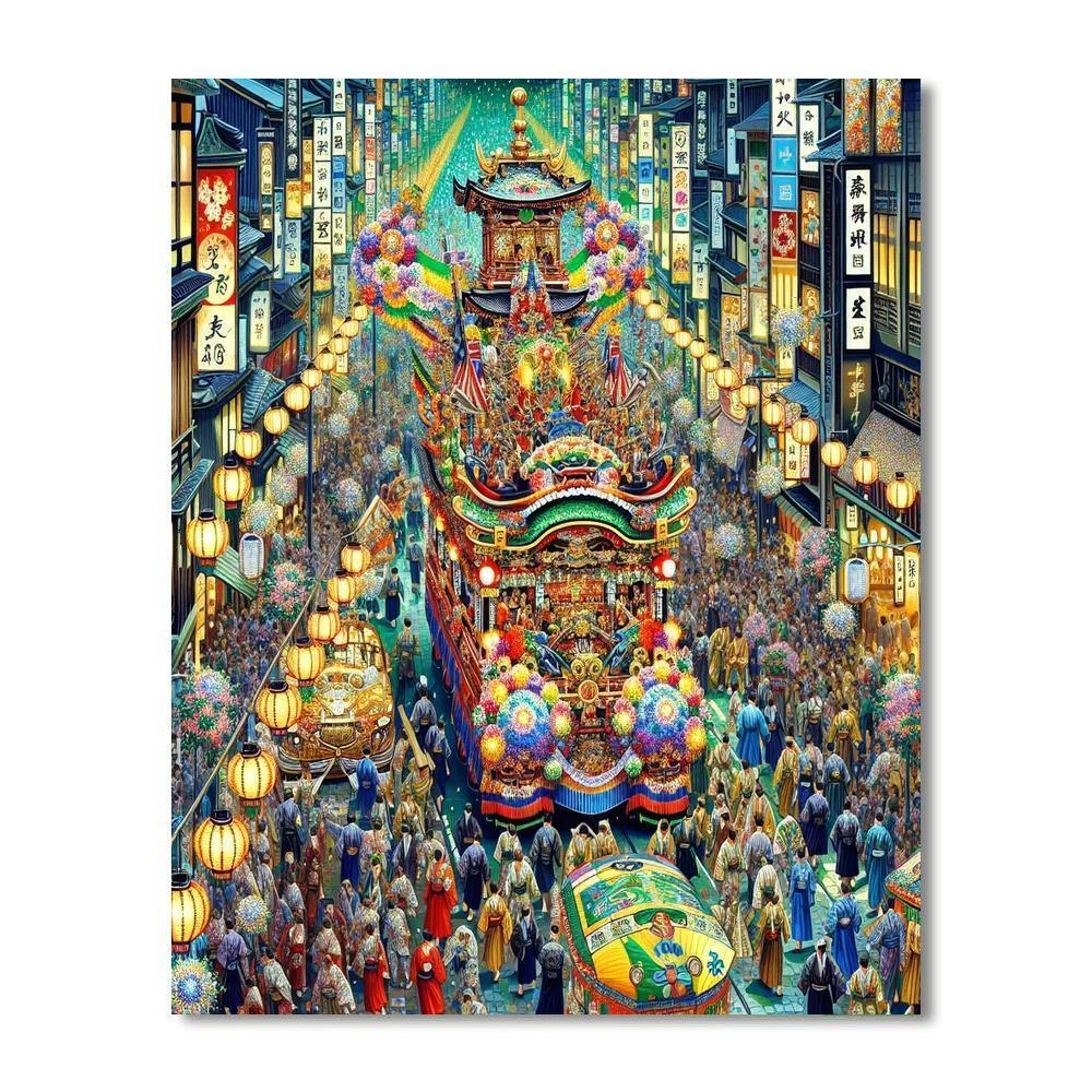 Matsuri Festival - Tokyo DIY Paint By Numbers