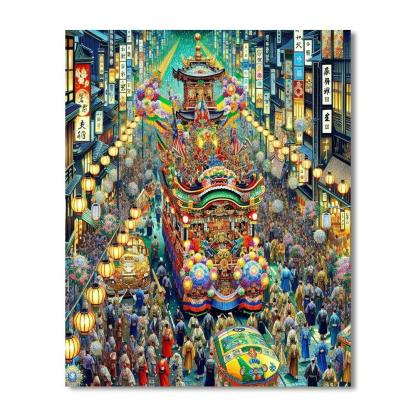 Matsuri Festival - Tokyo DIY Paint By Numbers