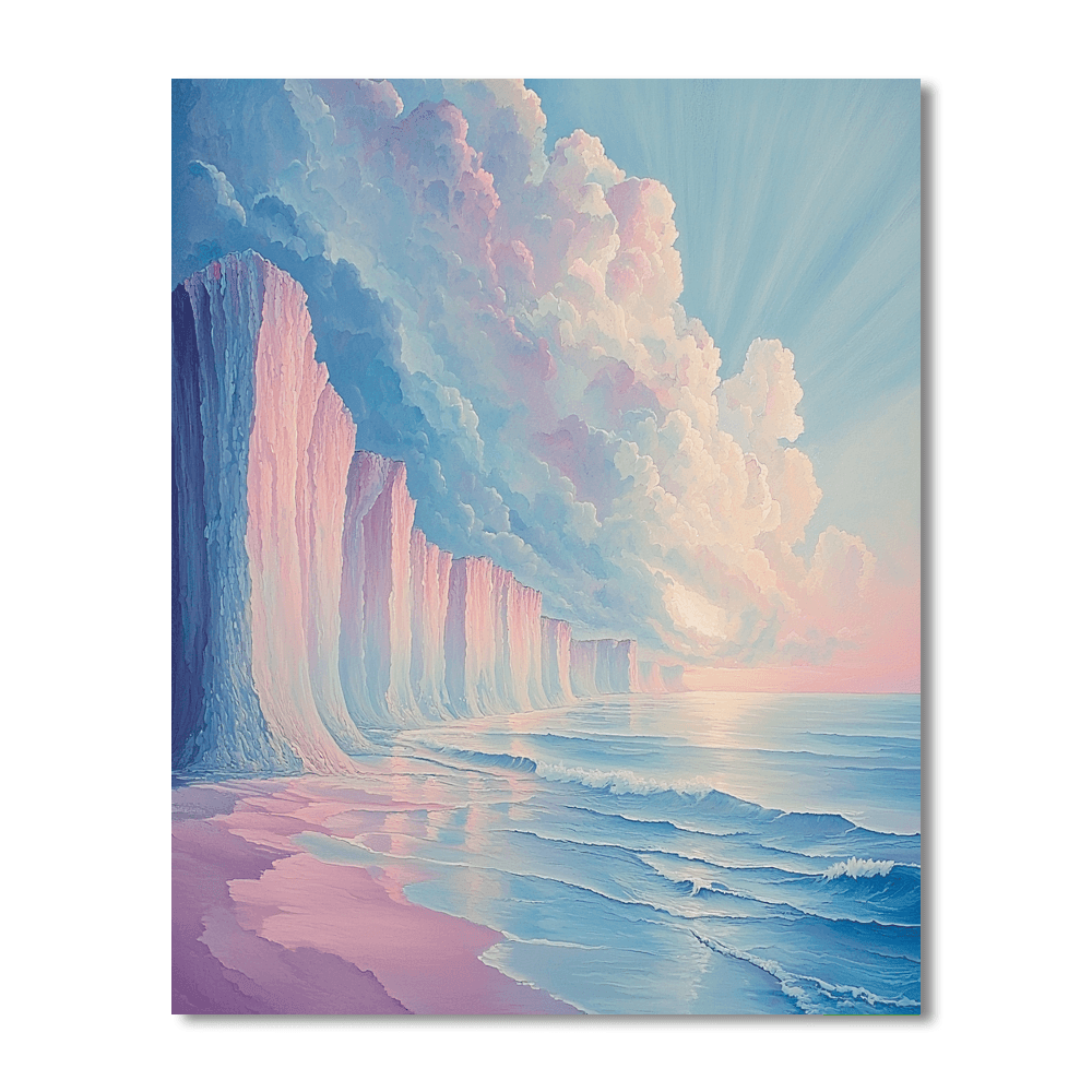 Salvador Dali Inspired Surrealist Coastal Reverie  Paint By Numbers Kits