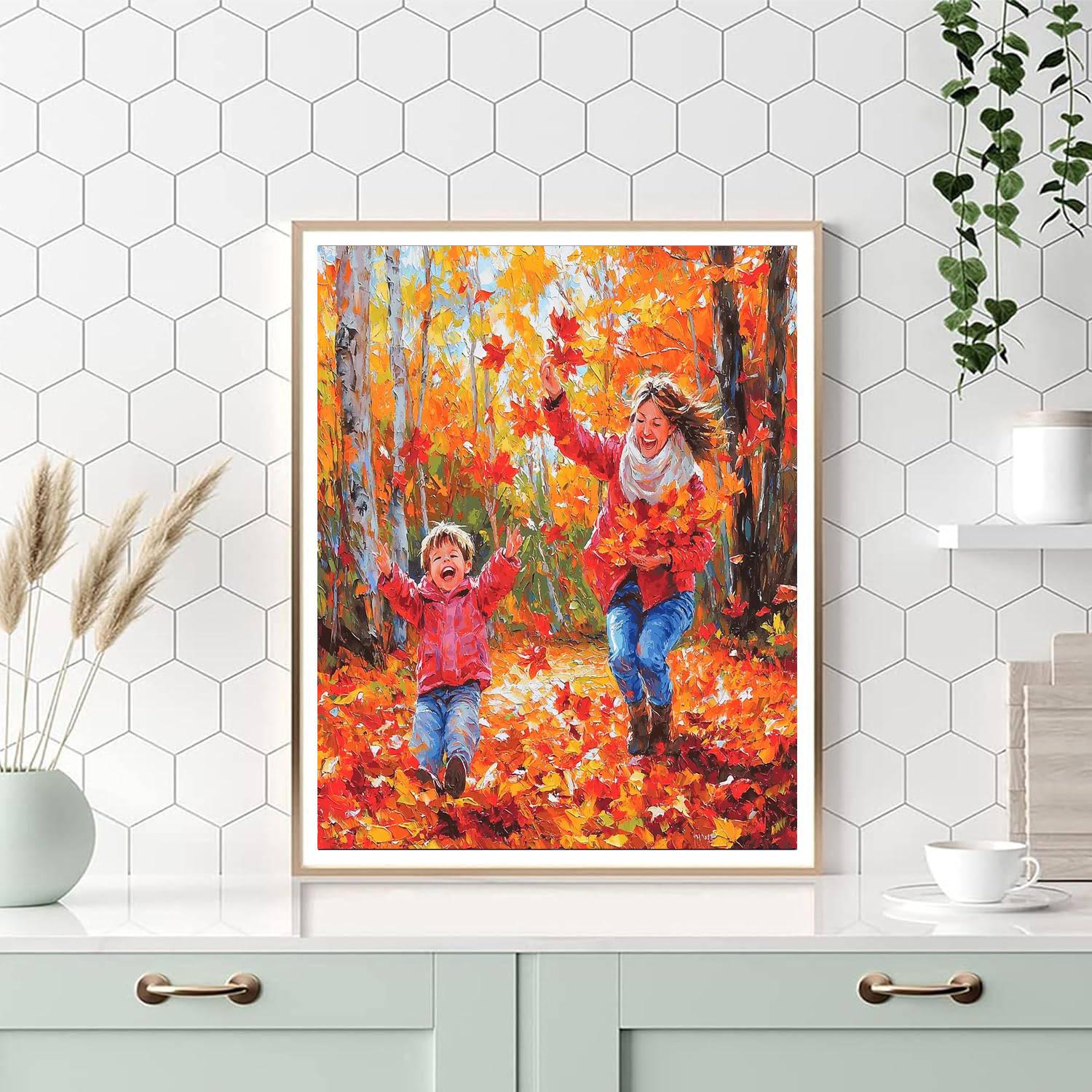 Under The Autumn Leaves Paint By Numbers Kits