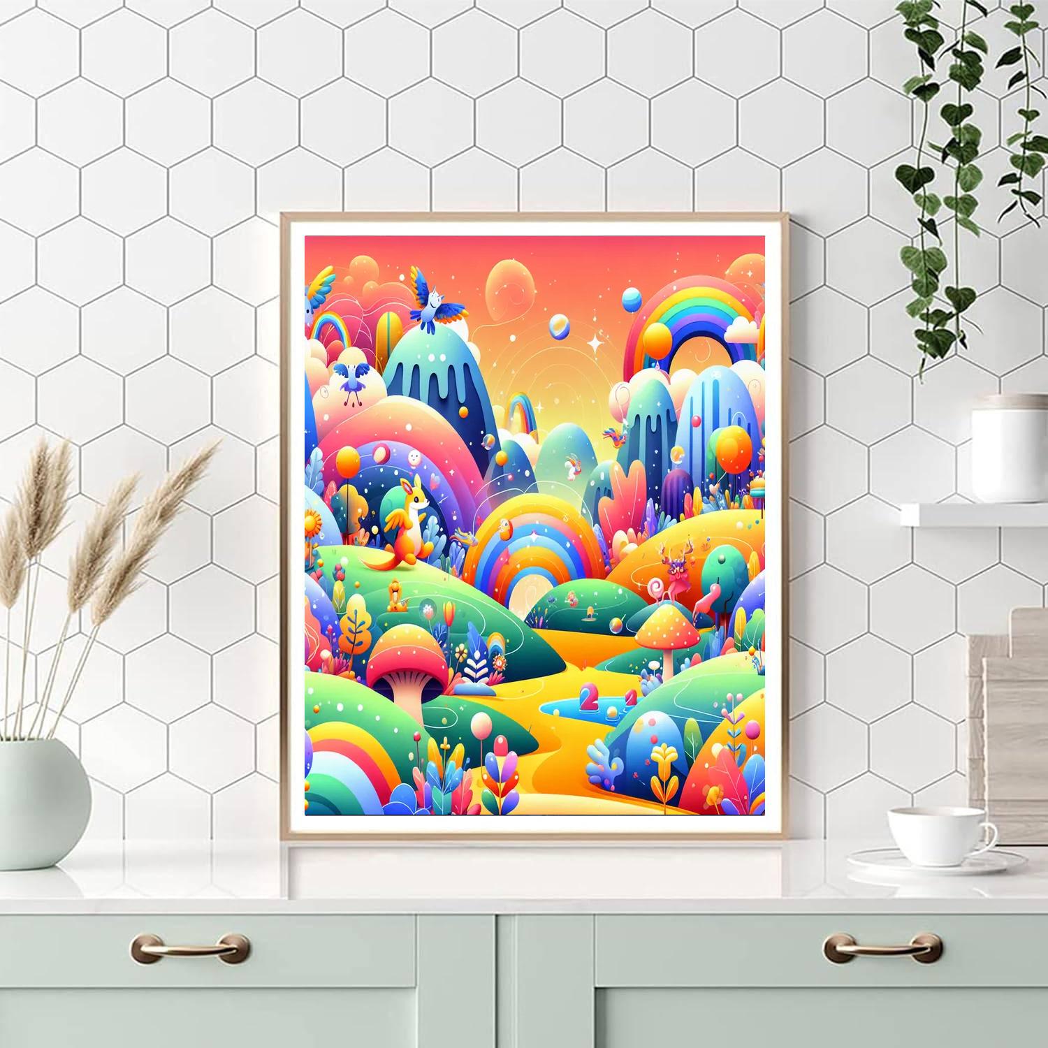 Wonderland Of Whimsy Painting Number Kit