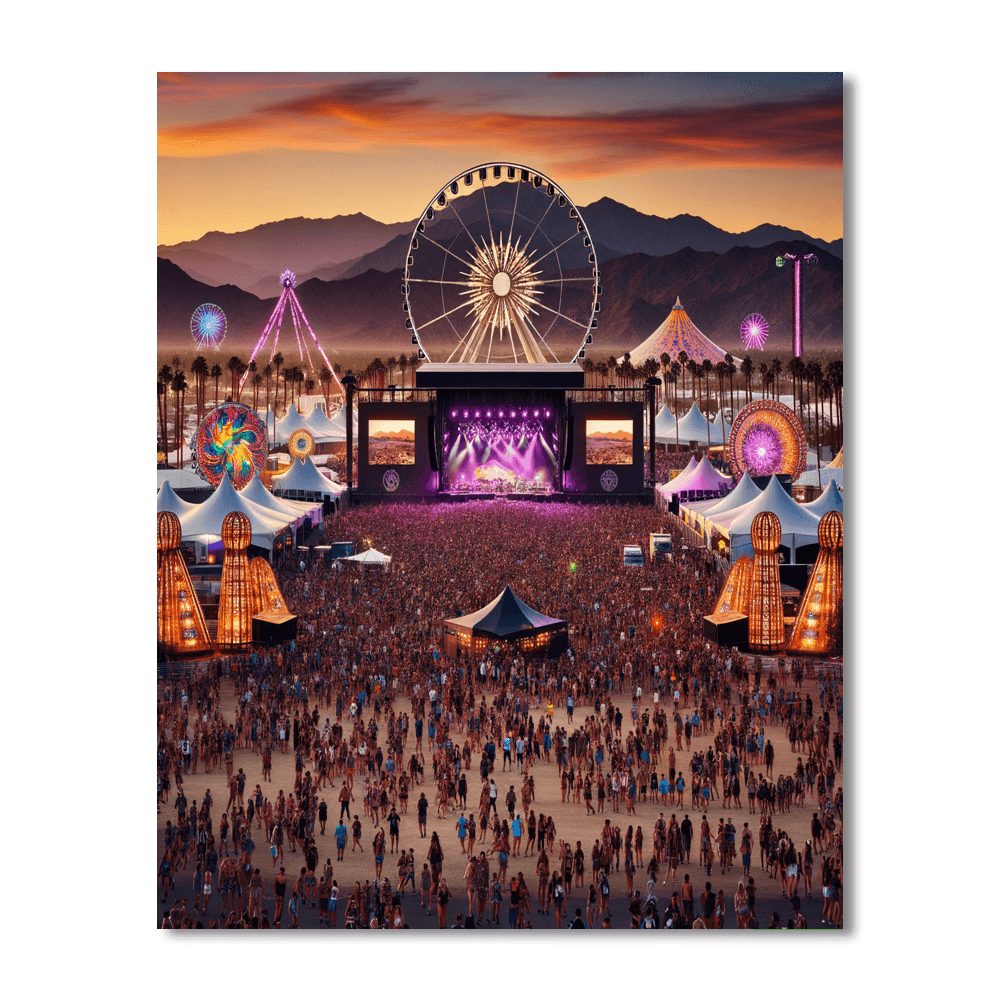 Coachella Valley Music And Arts Festival - United States Paint By Number