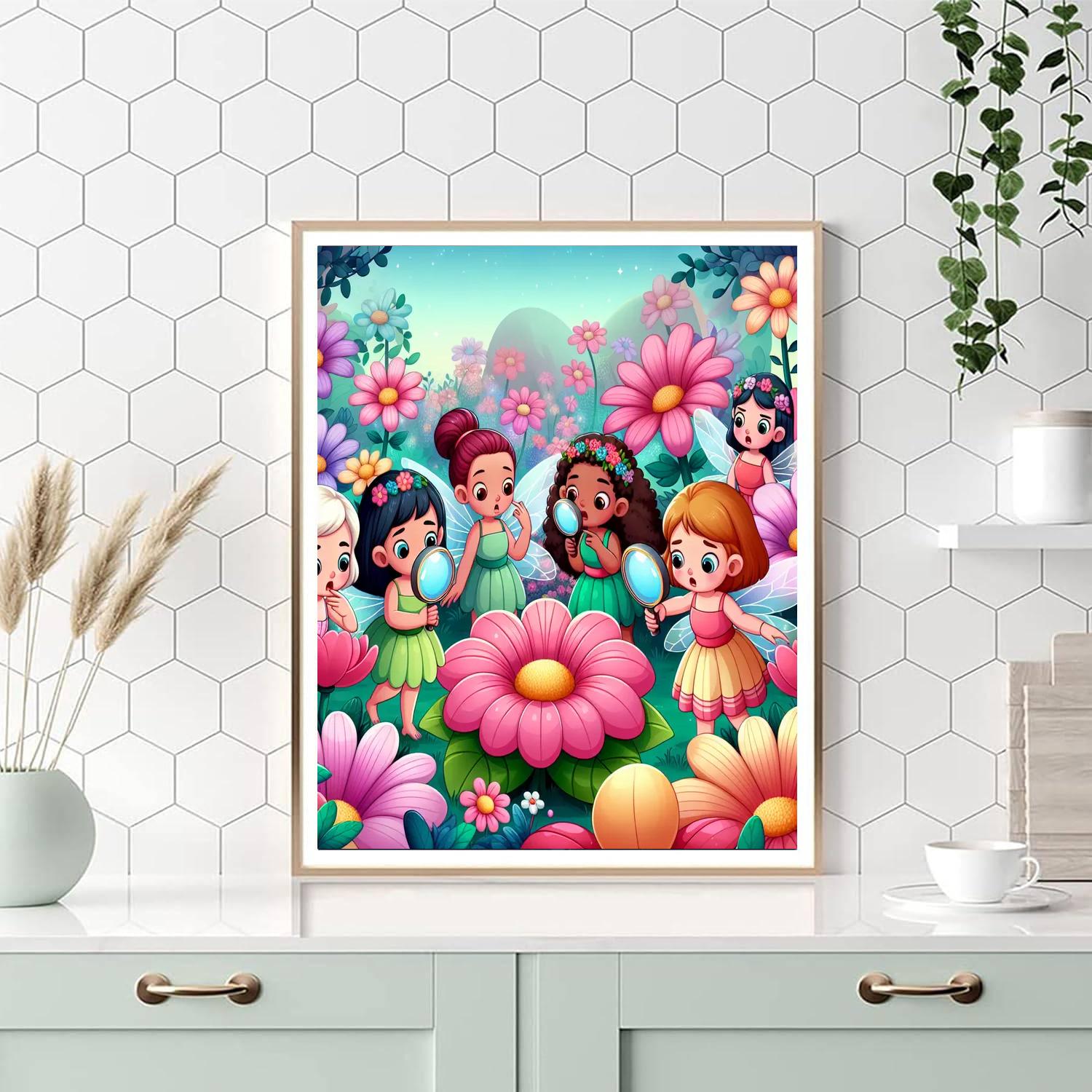 Fairy Garden Mystery Number Painting