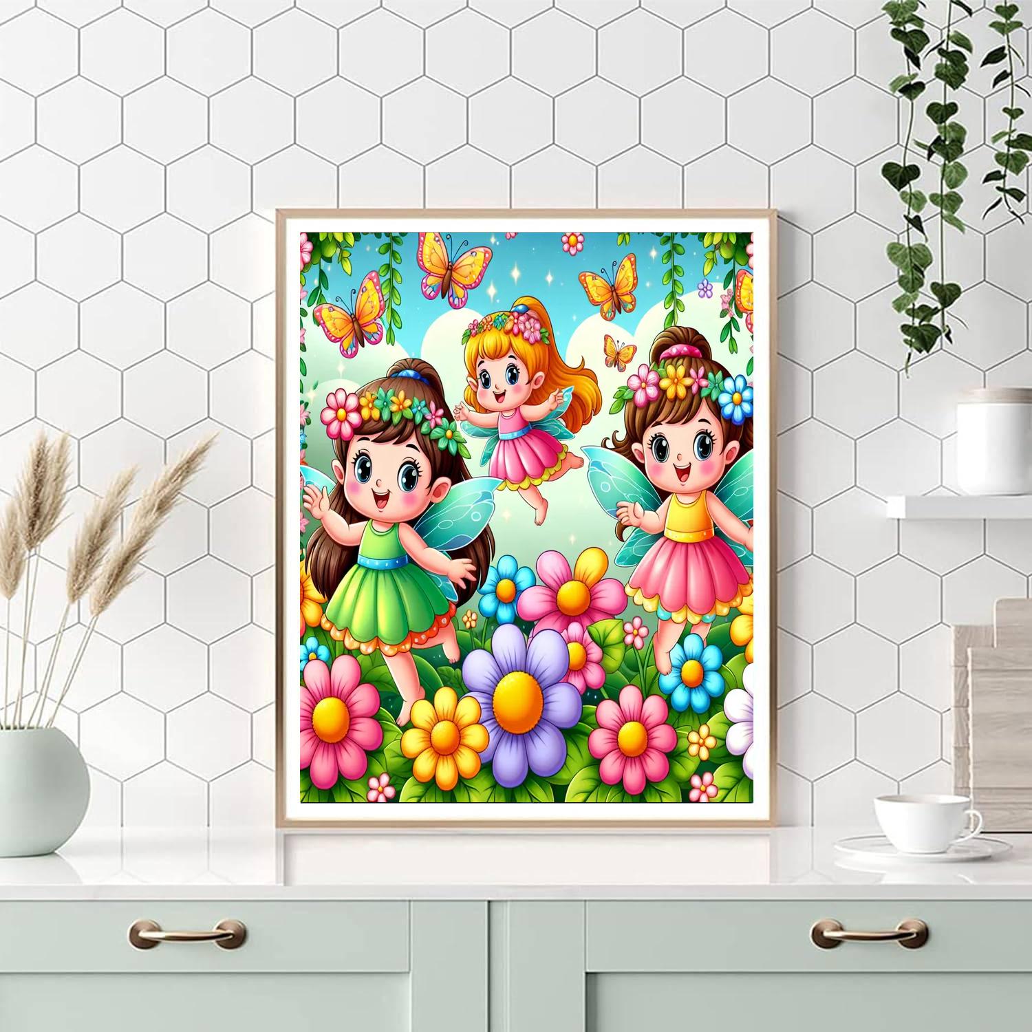 Curious Little Fairies Numbered Painting Kits