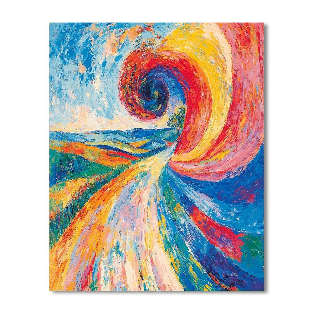 Paul Cézanne Inspired Whirling Patterns Of Emotion  Paint By Numbers Kits