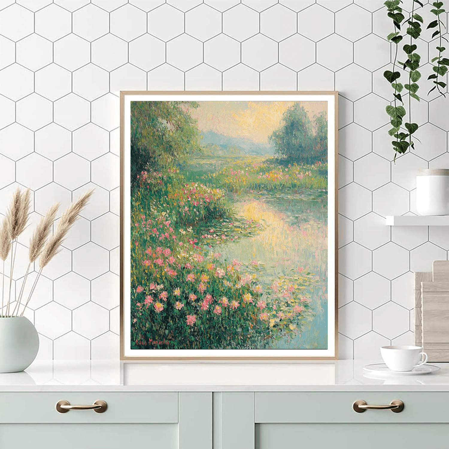 Claude Monet Inspired Nature's Whisper  Painting By Numbers Kit