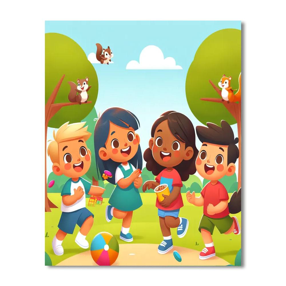 Friendship Fun Number Painting