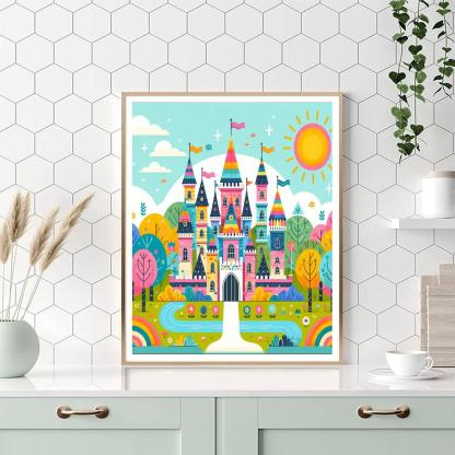 Charming Royal Castle Paint By Number