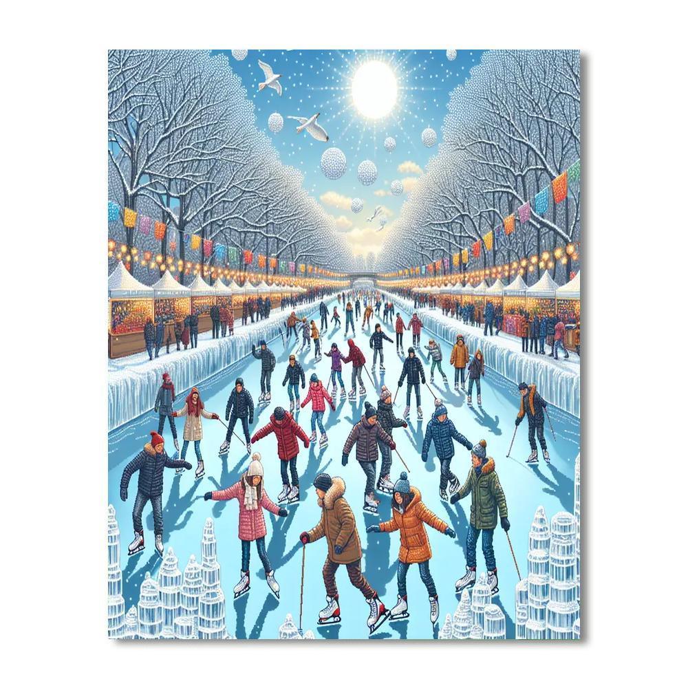 Winterlude Festival - Ottawa Numbered Painting Kits