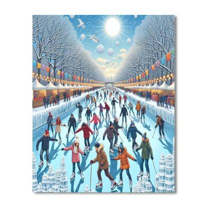 Winterlude Festival - Ottawa Numbered Painting Kits