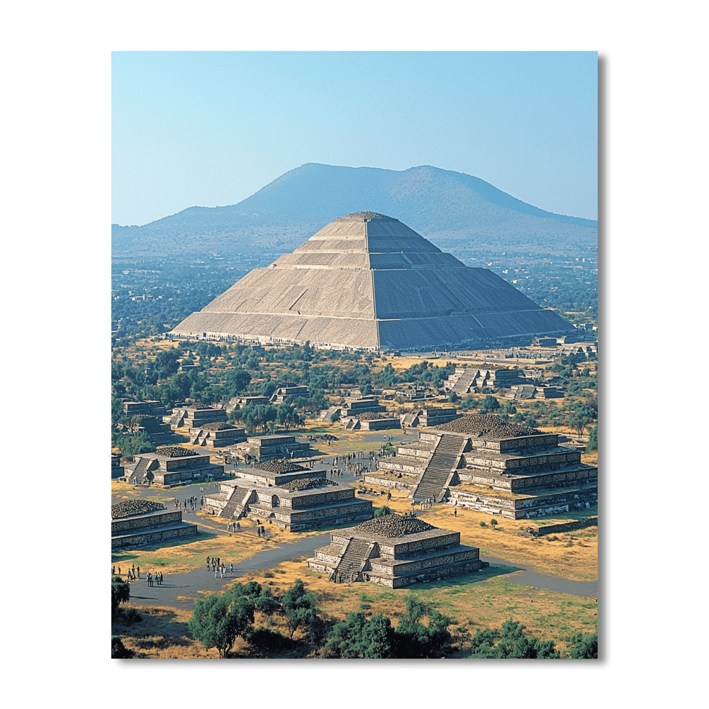 Teotihuacan - Mexico City Numbered Painting Kits